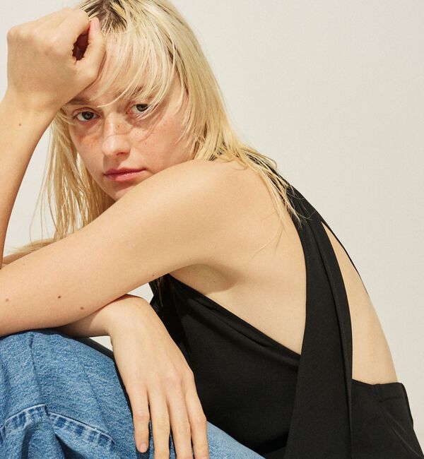 Rouge vif「【セットアップ対応】ホルダーネックブラウス」|シャツ・ブラウス|