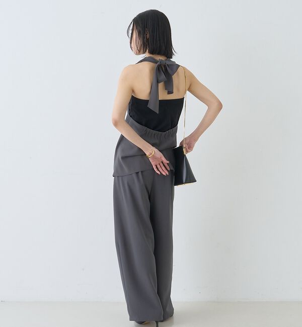 Rouge vif「【セットアップ対応】ホルダーネックブラウス」|シャツ・ブラウス|