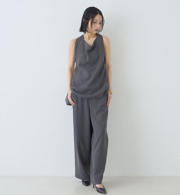 Rouge vif「【セットアップ対応】ホルダーネックブラウス」|シャツ・ブラウス|