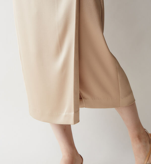 qualite「【2020SS新作】ハンマーサテンタイトスカートパンツ」|その他|