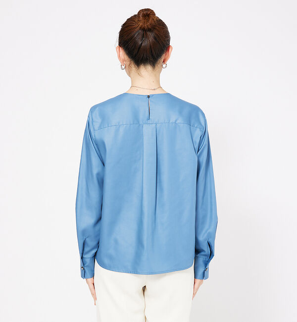 qualite「フロントバルーンブラウス」|シャツ・ブラウス|