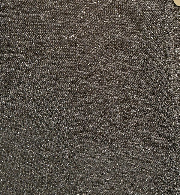 qualite「【昨年大人気アイテム！新色追加】ラメニットカーディガン」|カーディガン|