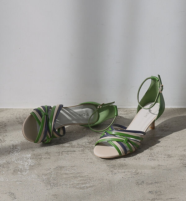 AU BANNISTER「マルチカラーストラップサンダル」|サンダル|