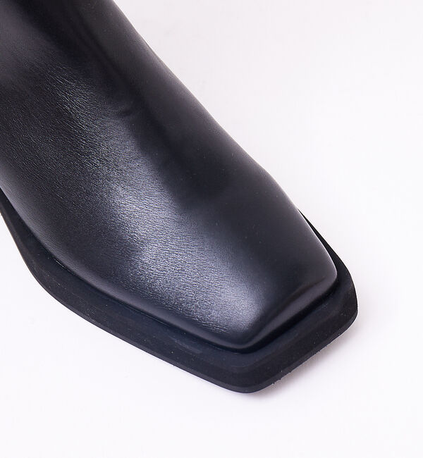 AU BANNISTER「【WEB限定】ウエスタン スクエアトゥ ヒール ロングブーツ」|ショートブーツ|