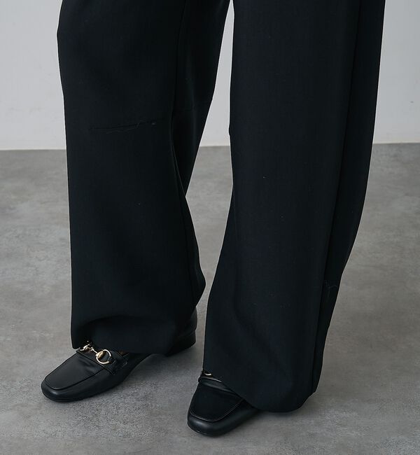 abahouse mavie「【後ろウエストゴム】ダブルクロスカーブパンツ」|その他|