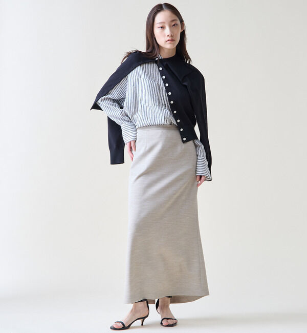 TIARA「シンプルロングタイトスカート」|スカート|