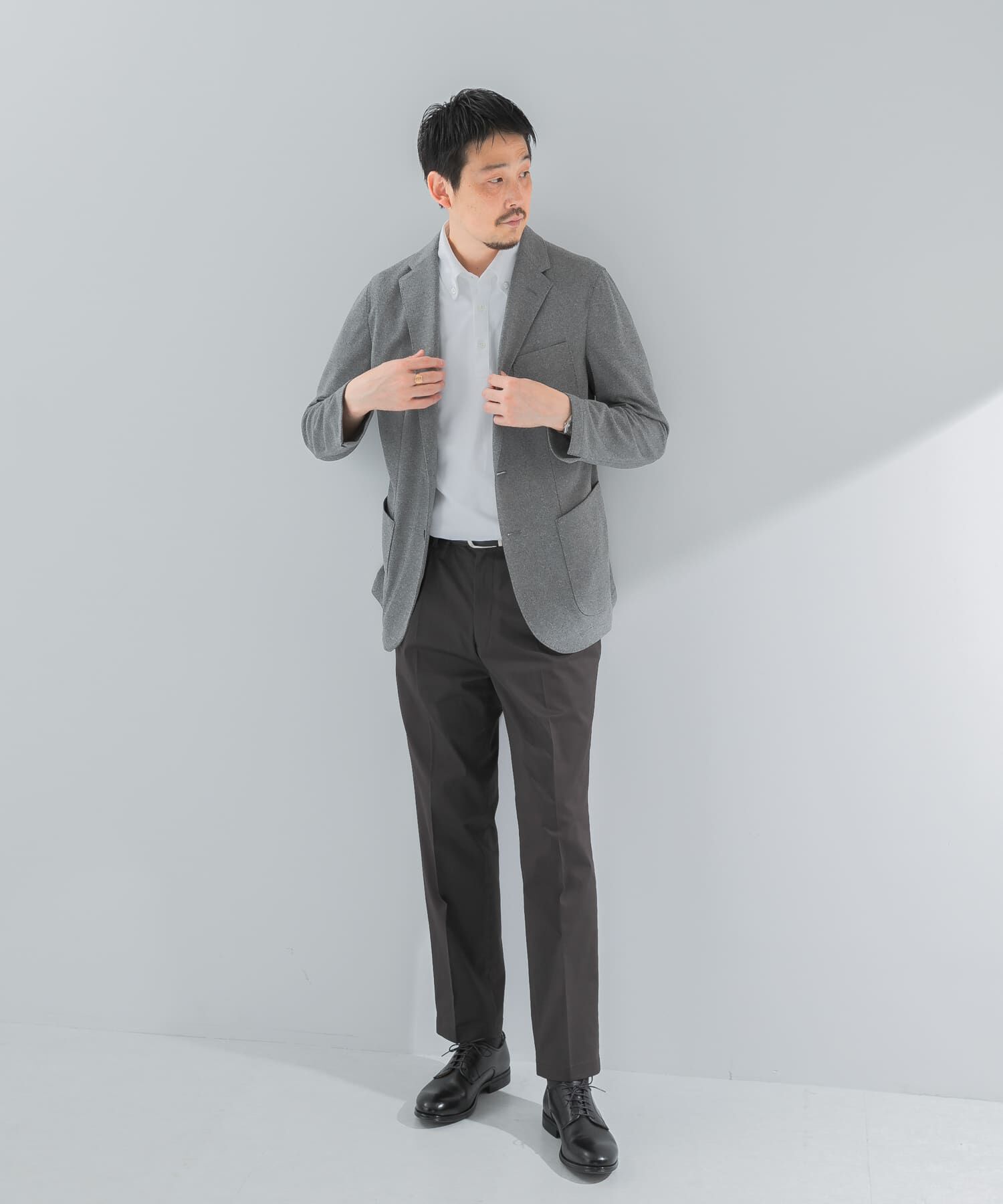 URBAN RESEARCH DOORS「『イージーケア/速乾』LIFE STYLE TAILOR　メランジニットイージージャケット」|その他|