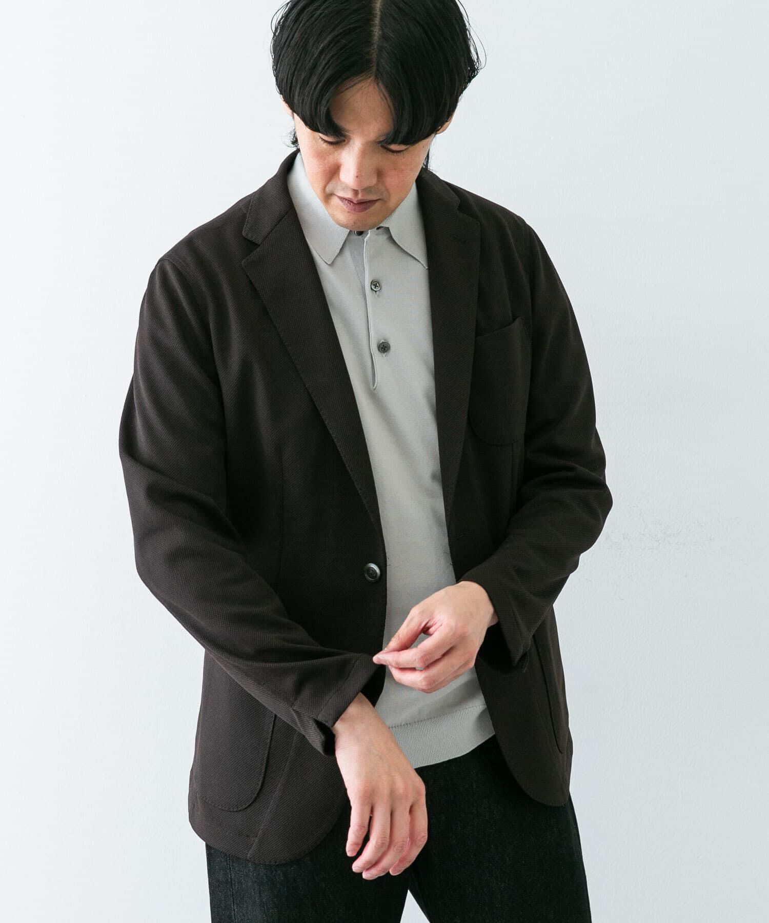 URBAN RESEARCH DOORS「『イージーケア/速乾』LIFE STYLE TAILOR　メランジニットイージージャケット」|その他|