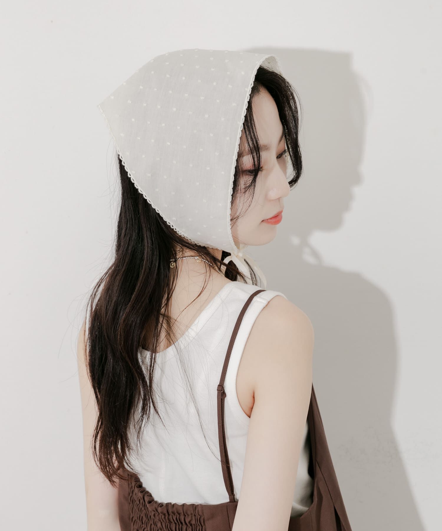 SMELLY「ドットバブーシュカ」|バンダナ・スカーフ|