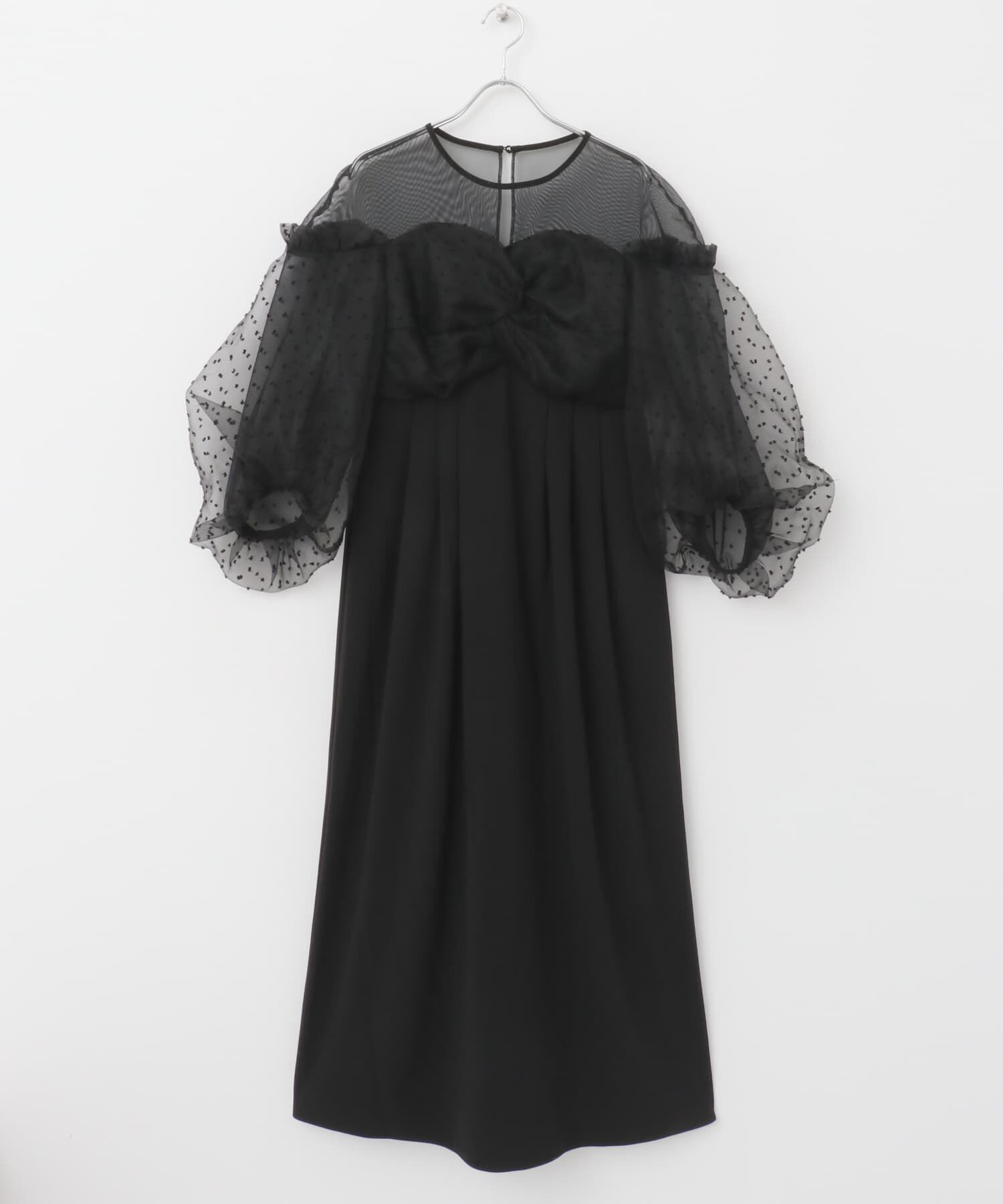 URBAN RESEARCH ROSSO「ドットオーガンドレス」|ワンピース|