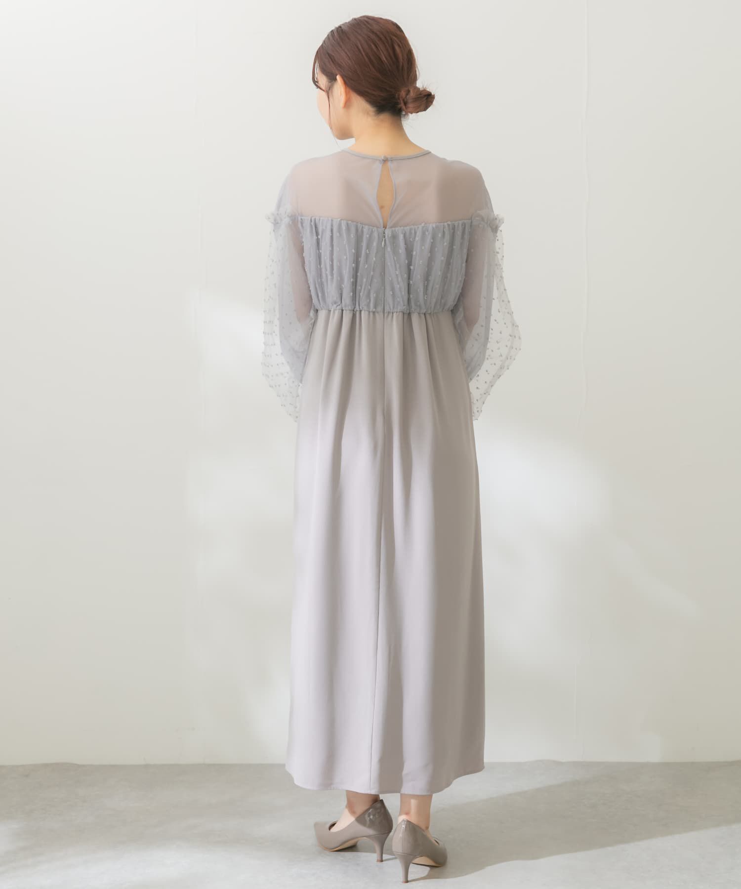 URBAN RESEARCH ROSSO「ドットオーガンドレス」|ワンピース|