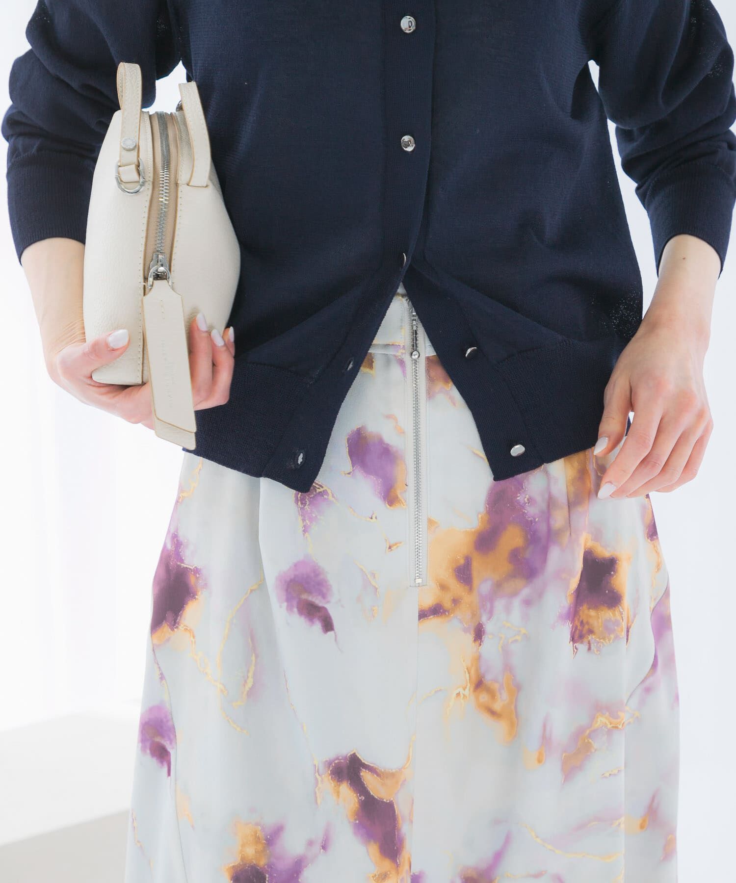 URBAN RESEARCH ROSSO「前後2WAYマーブルプリントフレアスカート」|スカート|