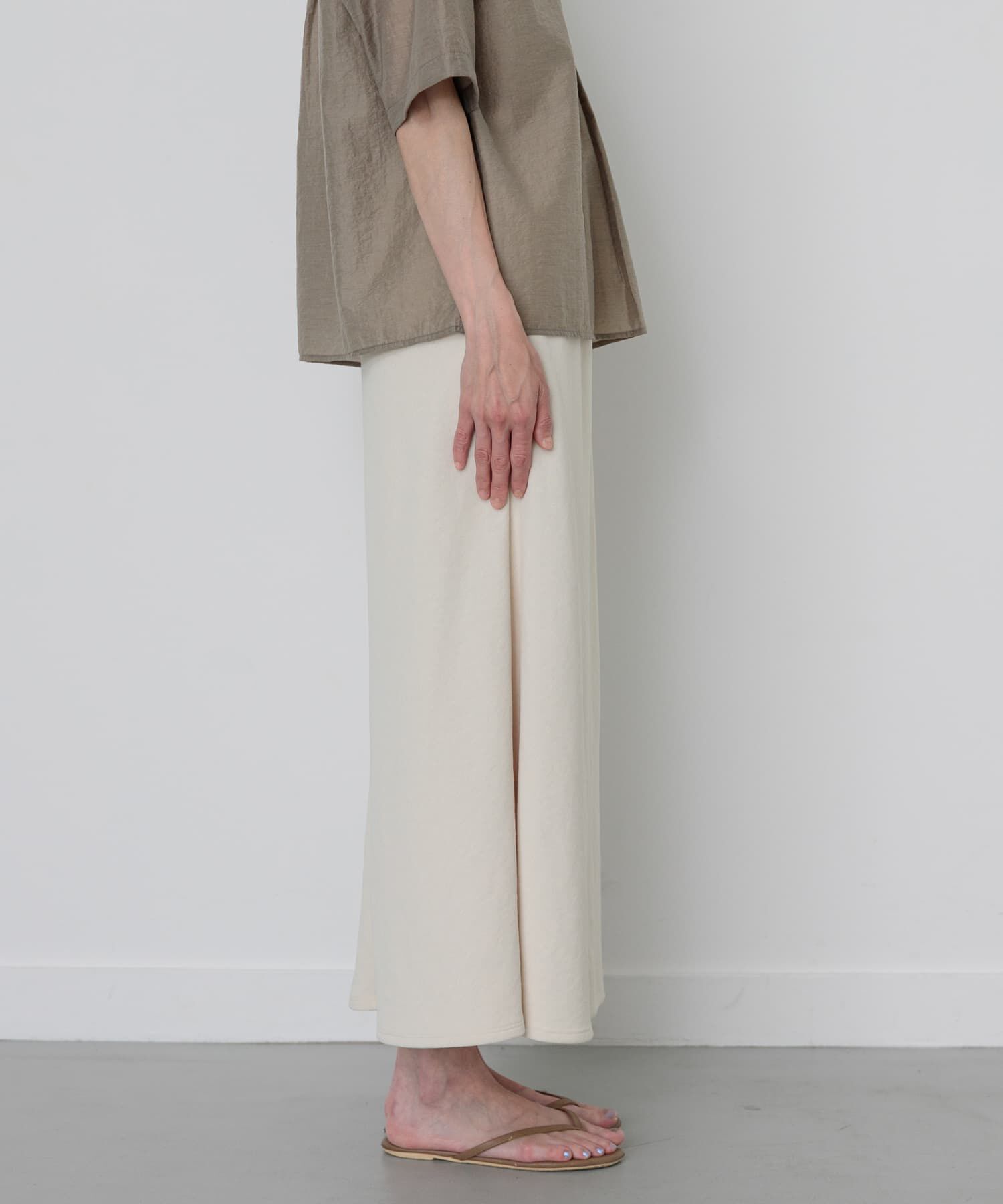 URBAN RESEARCH DOORS「FORK&SPOON　ドライタッチカットスカート」|スカート|