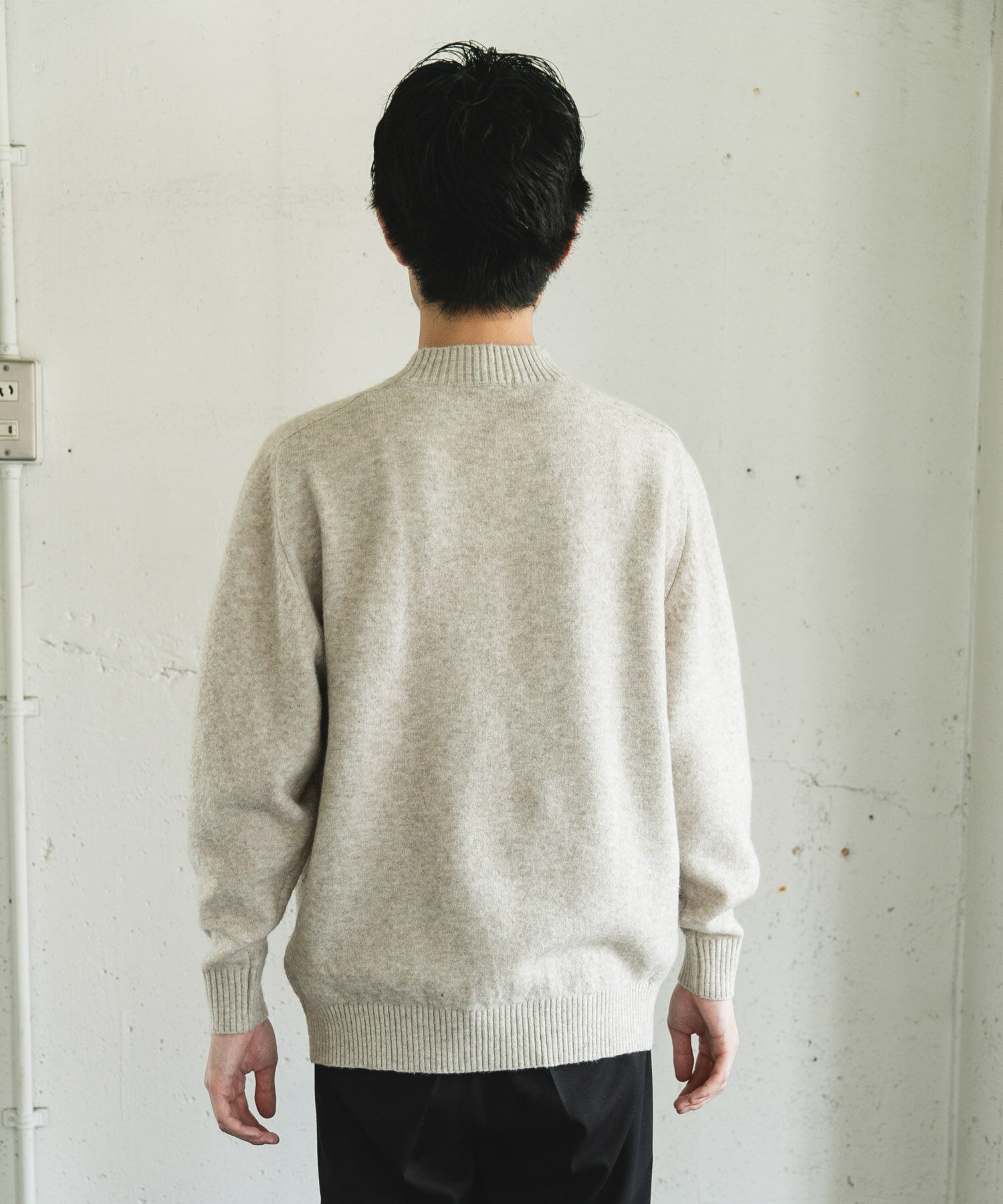 URBAN RESEARCH DOORS「ウール混もちもちハイネックニット」|ニット・セーター|
