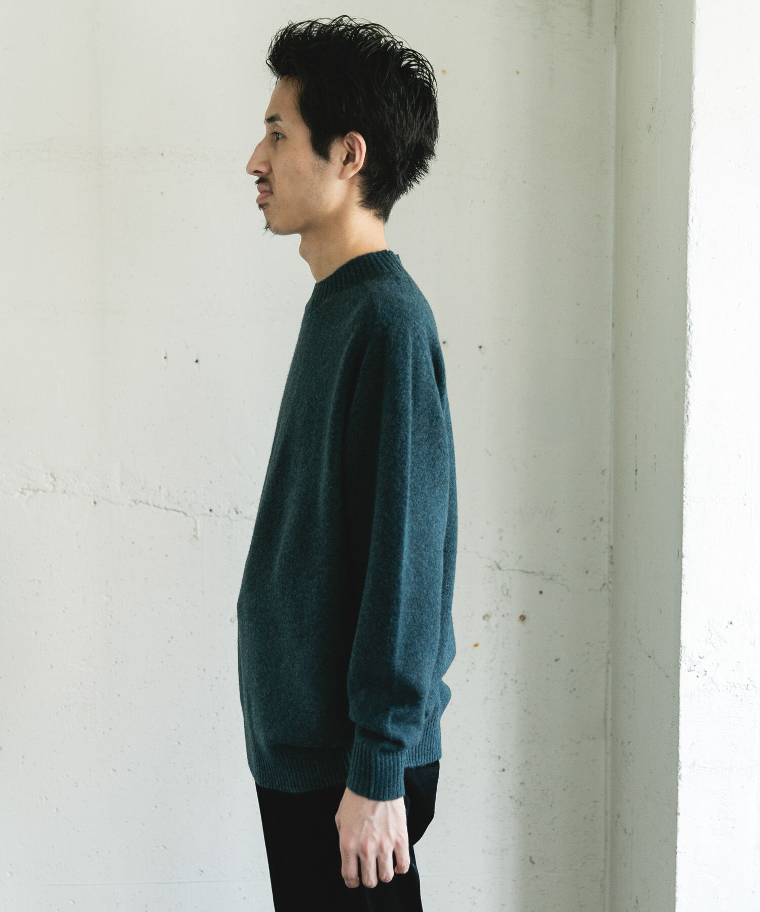 URBAN RESEARCH DOORS「ウール混もちもちハイネックニット」|ニット・セーター|