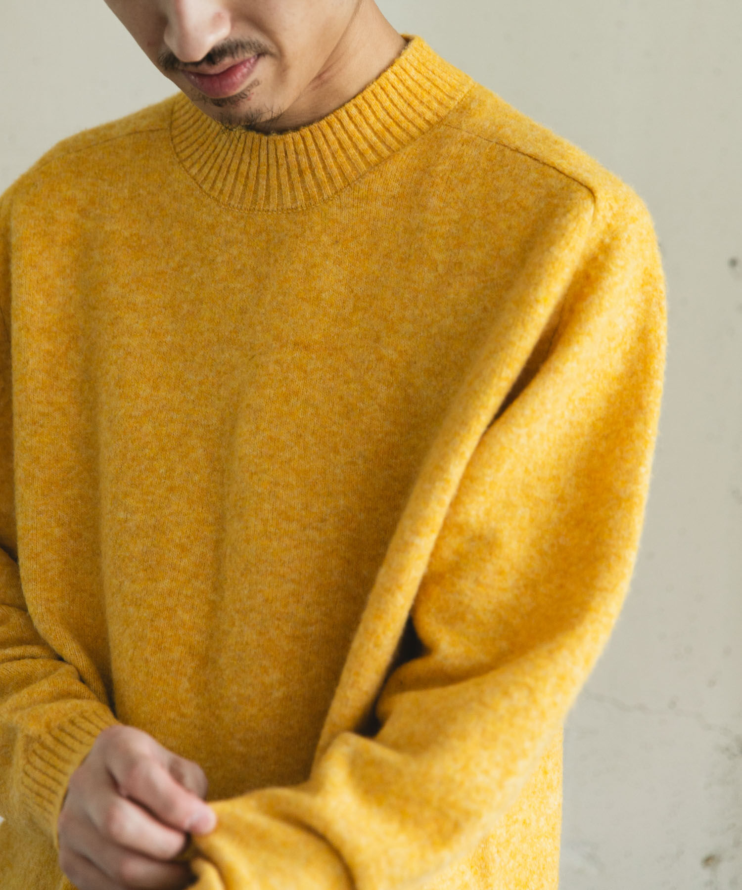 URBAN RESEARCH DOORS「ウール混もちもちハイネックニット」|ニット・セーター|