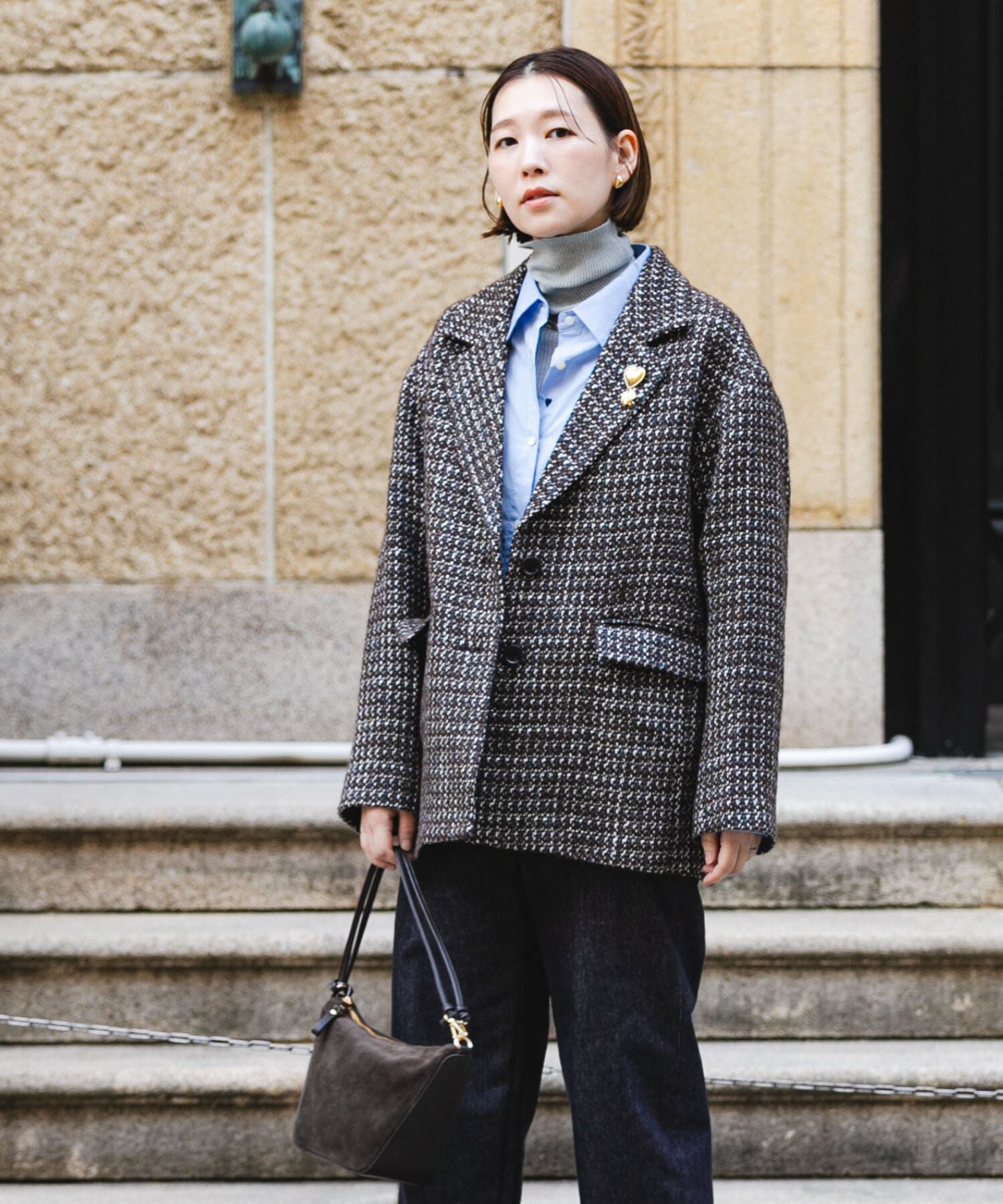 URBAN RESEARCH ROSSO「F by ROSSO　『UR TECH』ミックスツイードジャコット」|その他|