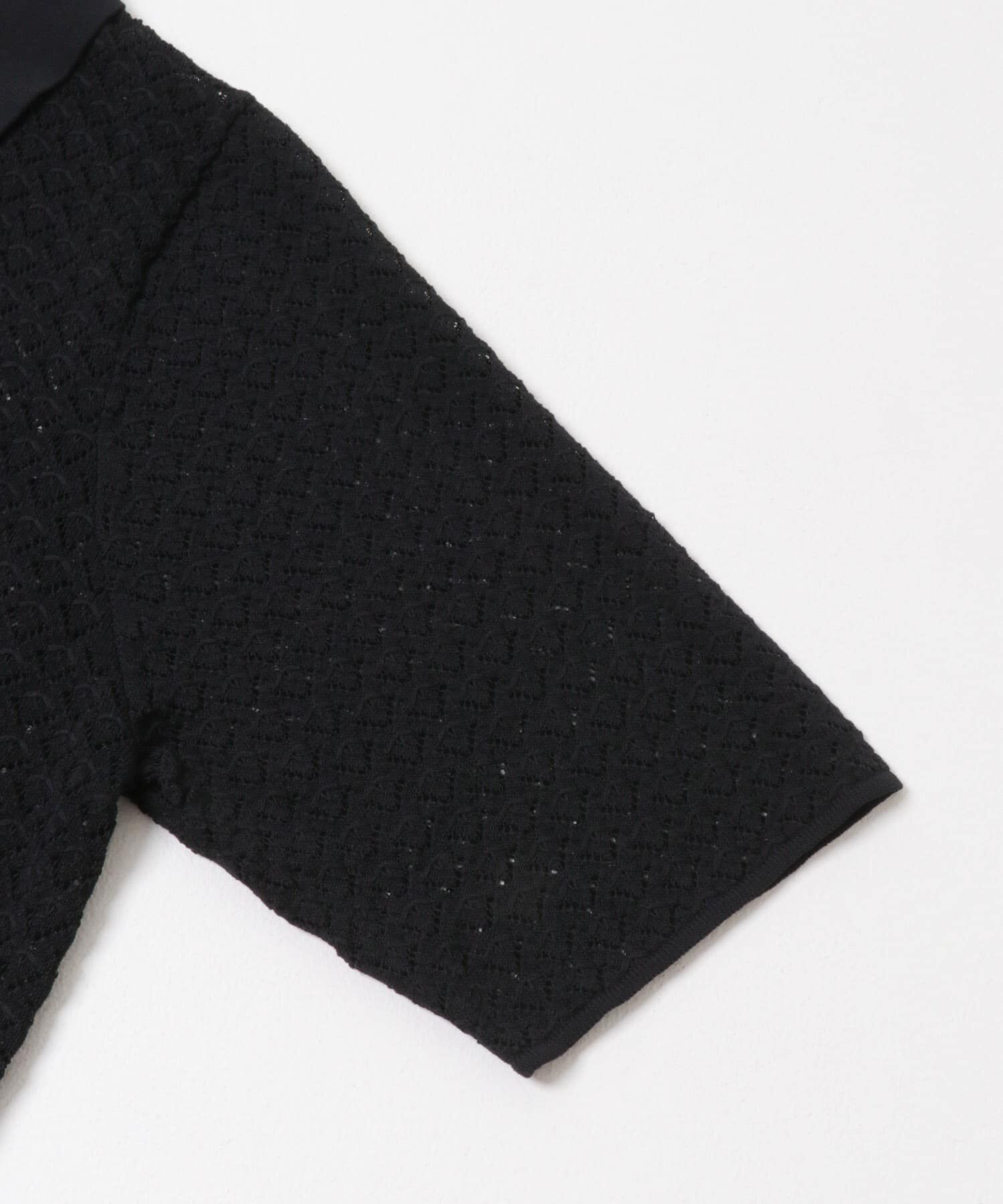 URBAN RESEARCH「シャツカラーレースニット」|ニット・セーター|