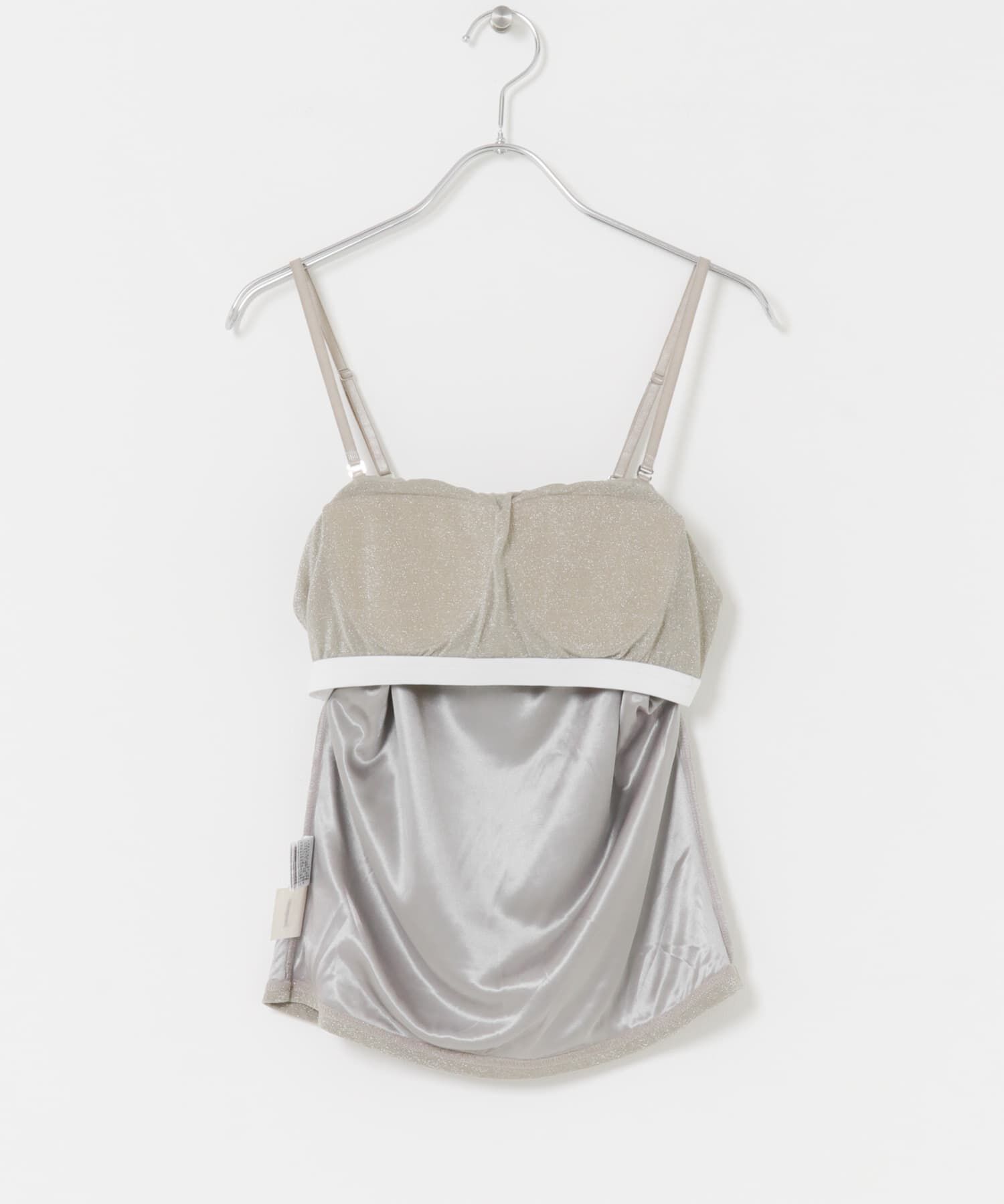 URBAN RESEARCH ROSSO「kaene　ラメベアトップキャミソール」|キャミソール|