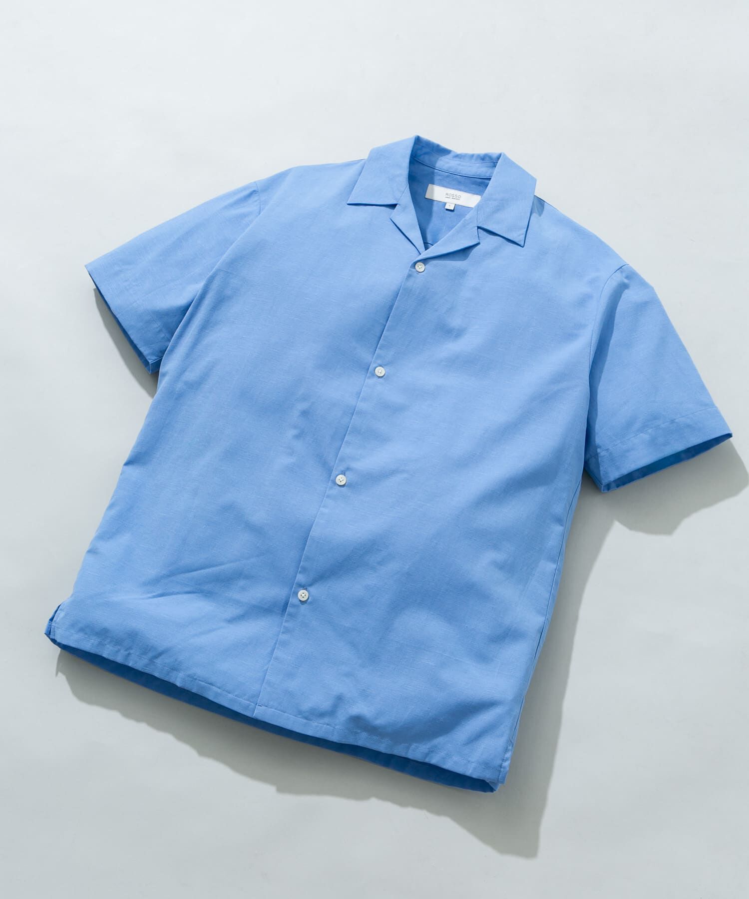 URBAN RESEARCH ROSSO「『ｲｰｼﾞｰｹｱ / XLｻｲｽﾞあり』ｱｰﾊﾞﾝﾘﾗｯｸｽﾘﾈﾝｵｰﾌ  」|シャツ・ブラウス|ブルー