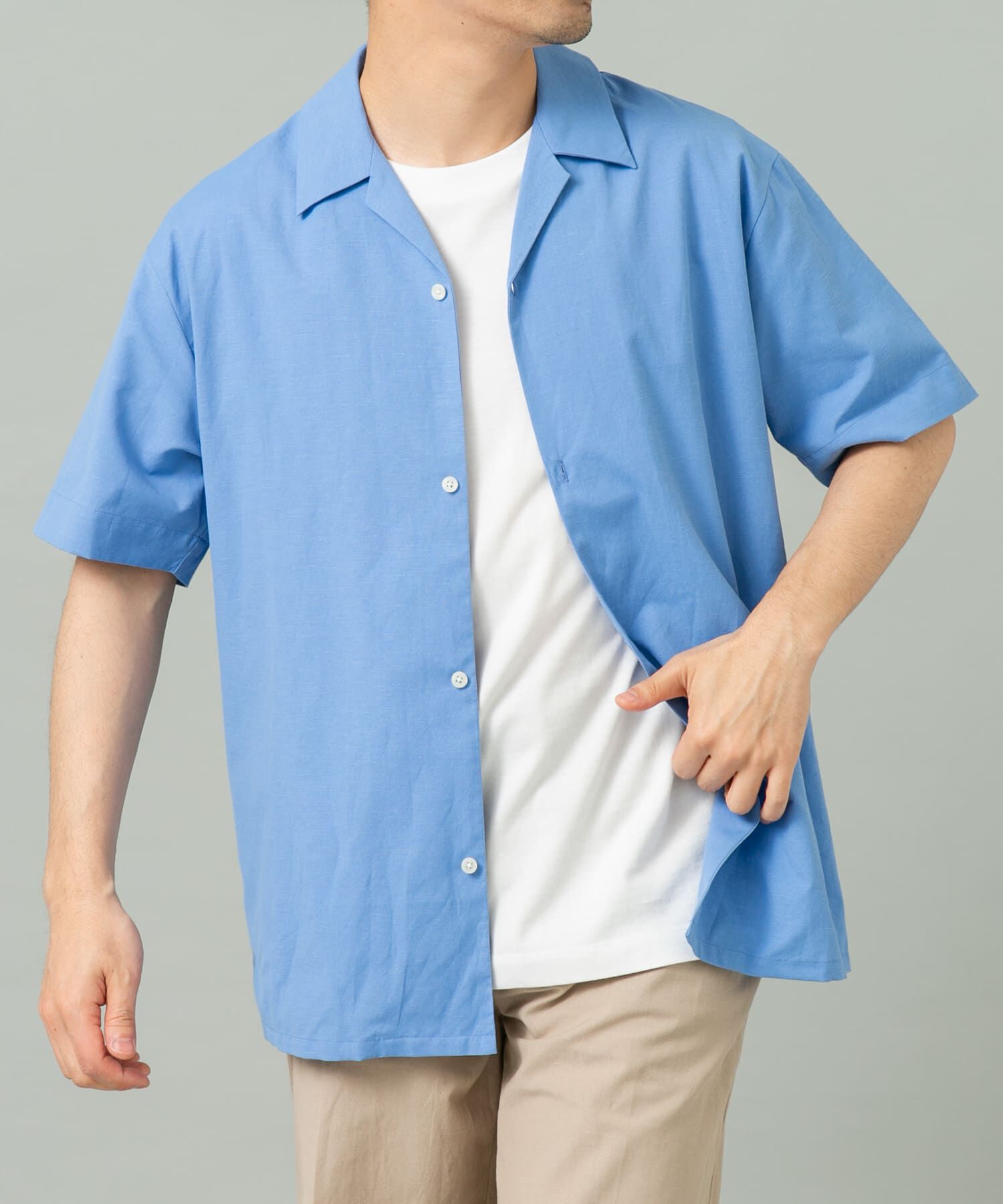 URBAN RESEARCH ROSSO「『ｲｰｼﾞｰｹｱ / XLｻｲｽﾞあり』ｱｰﾊﾞﾝﾘﾗｯｸｽﾘﾈﾝｵｰﾌ  」|シャツ・ブラウス|