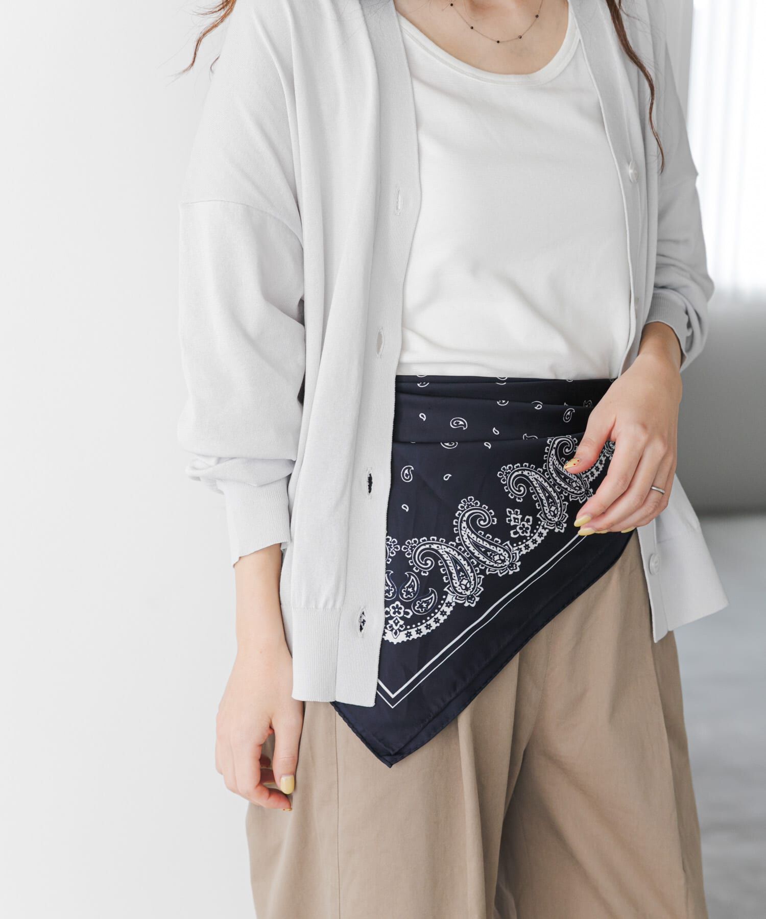 URBAN RESEARCH DOORS「大判ペイズリースカーフ」|バンダナ・スカーフ|