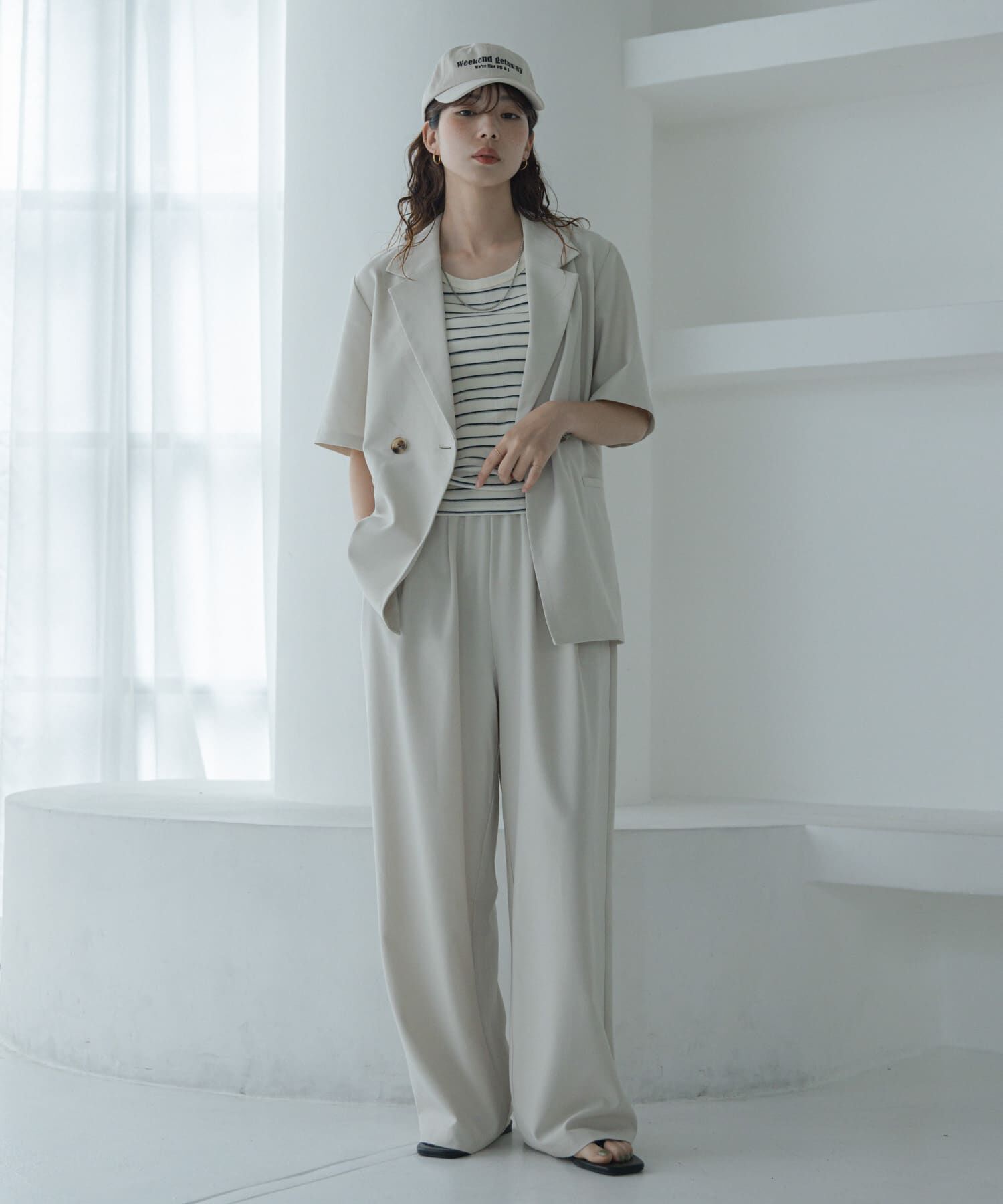 Sonny Label 「ハイスペジャケットパンツセットアップ」|その他|オフホワイト