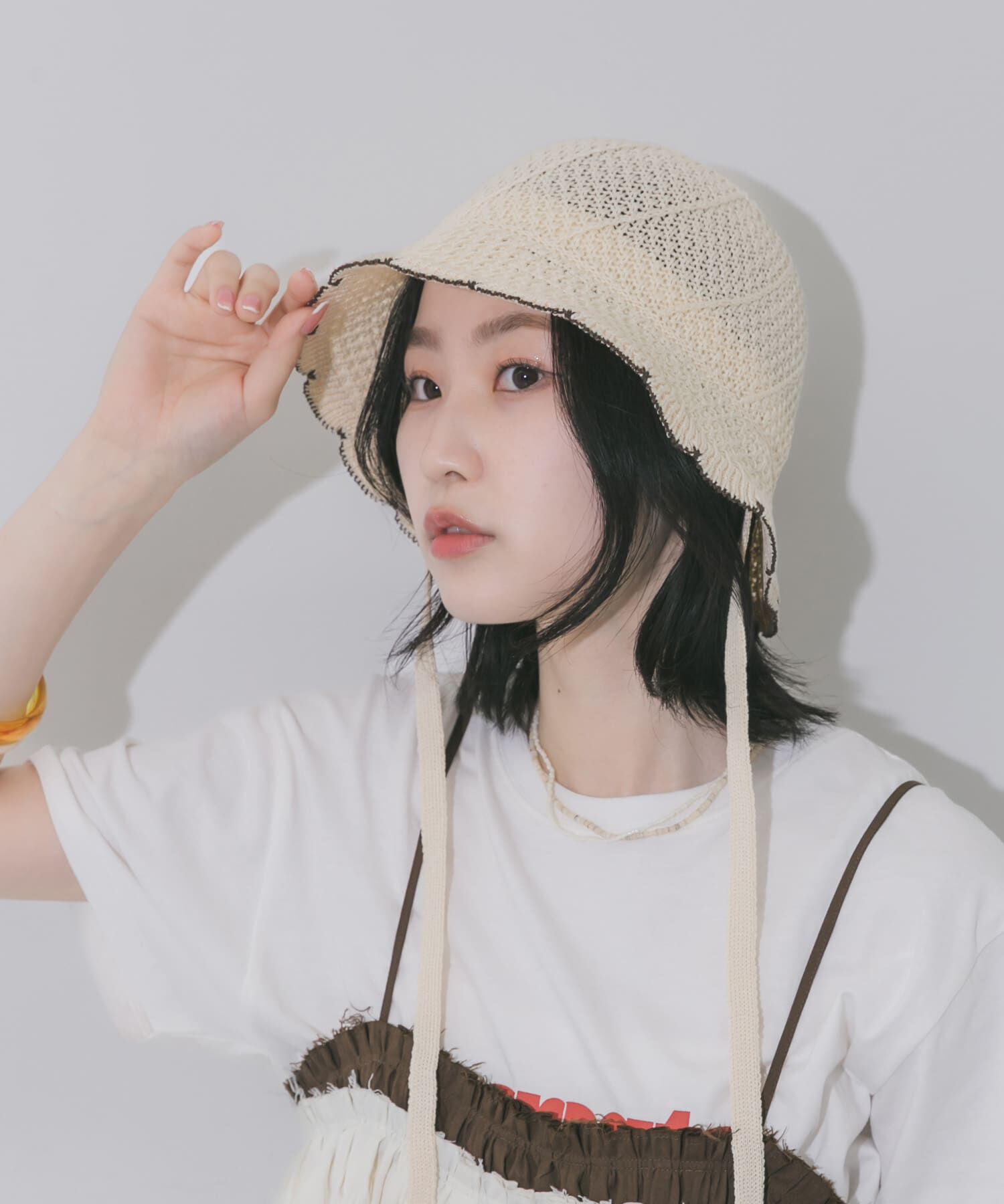 SMELLY「スカラップバケットハット」|ハット|