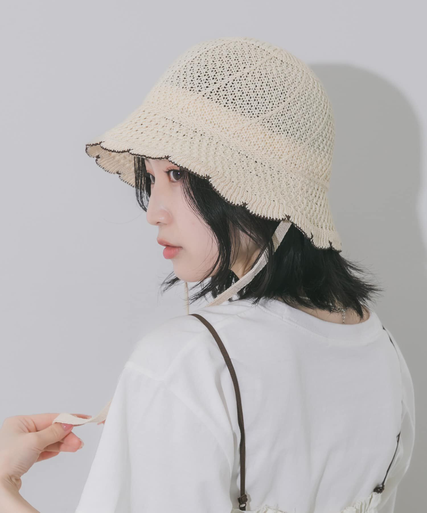 SMELLY「スカラップバケットハット」|ハット|