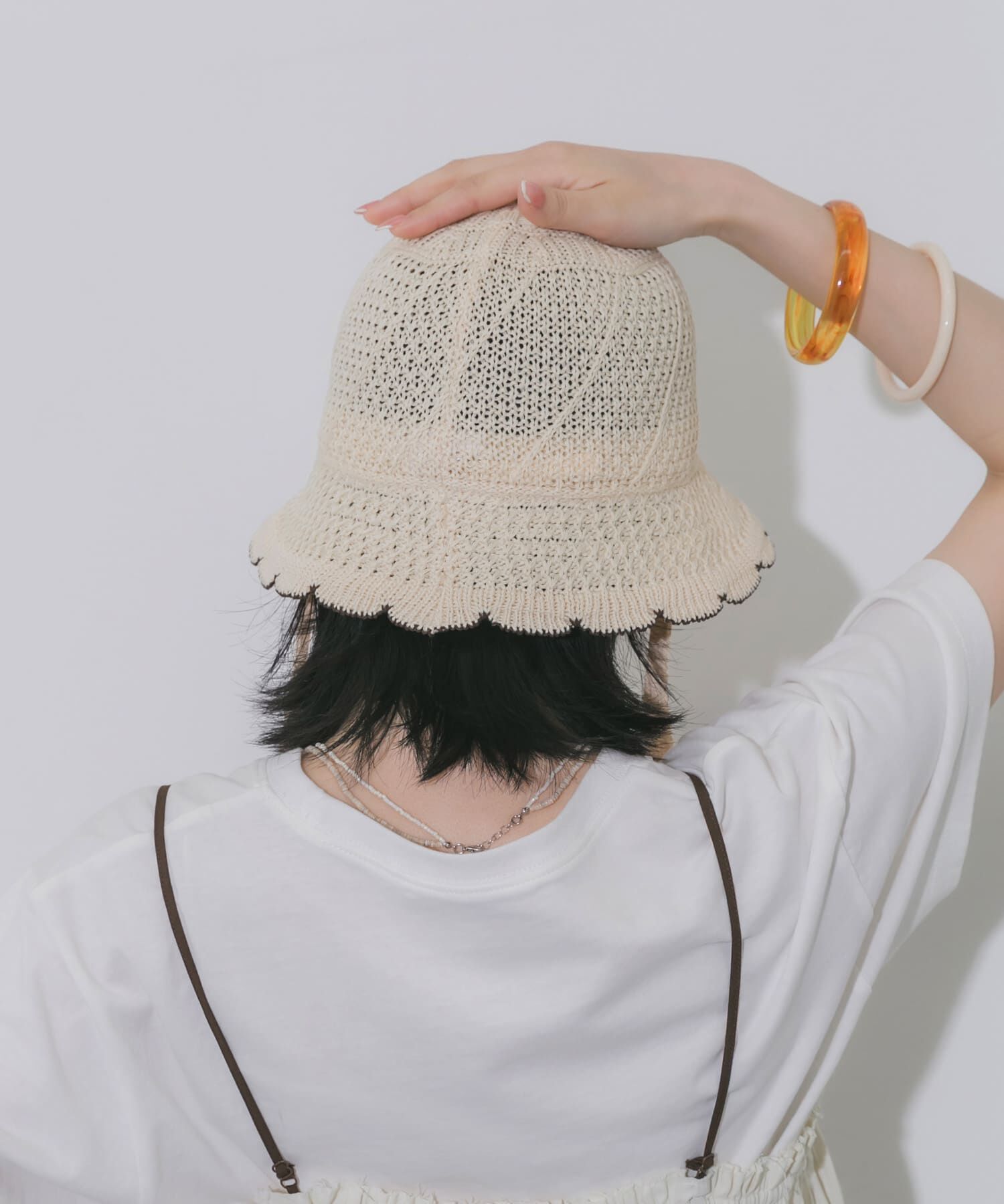 SMELLY「スカラップバケットハット」|ハット|