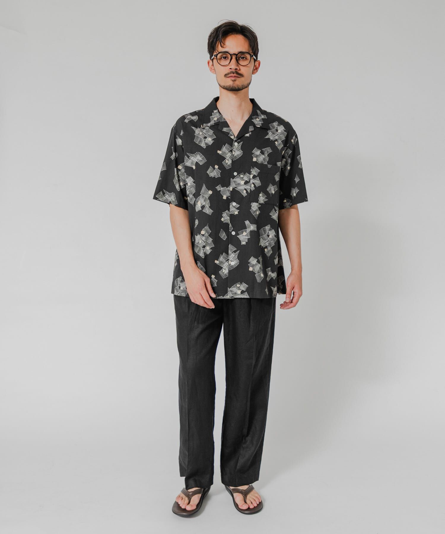 URBAN RESEARCH「LONGCHAMP OPEN COLLAR SHIRTS」|シャツ・ブラウス|