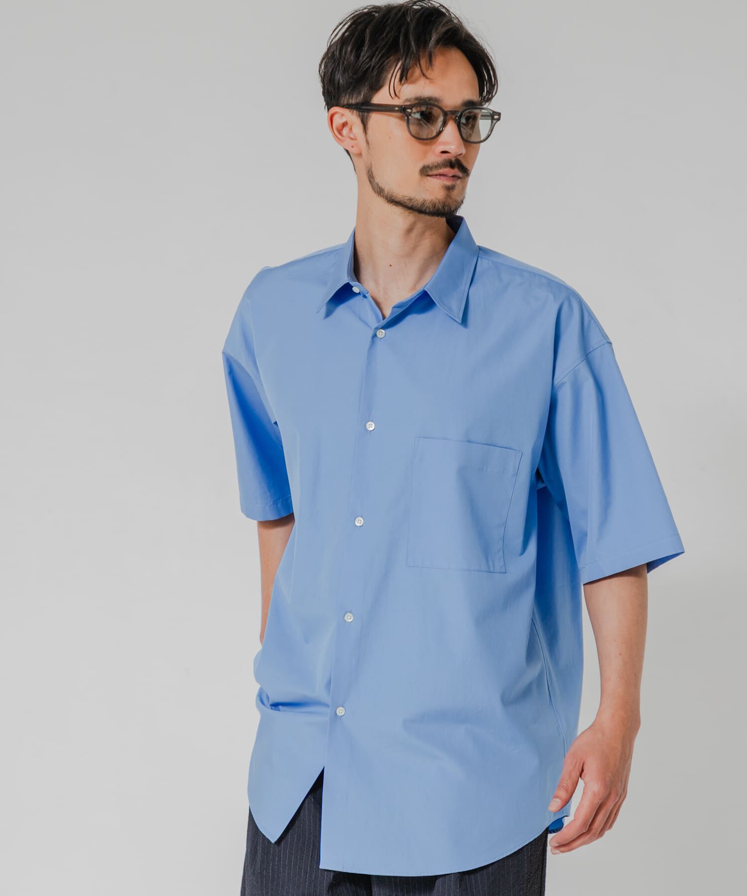 URBAN RESEARCH「THOMAS MASON SHORT-SLEEVE OVER SHIRTS」|シャツ・ブラウス|