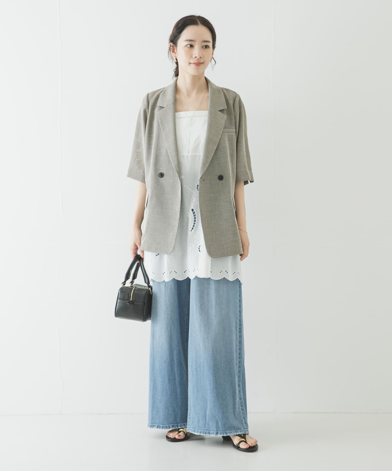 URBAN RESEARCH「カットワークレースキャミソール」|キャミソール|