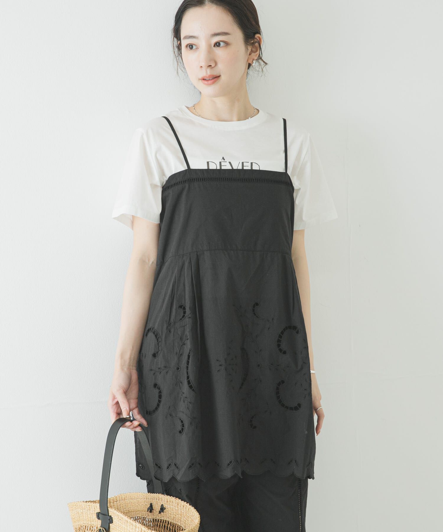 URBAN RESEARCH「カットワークレースキャミソール」|キャミソール|