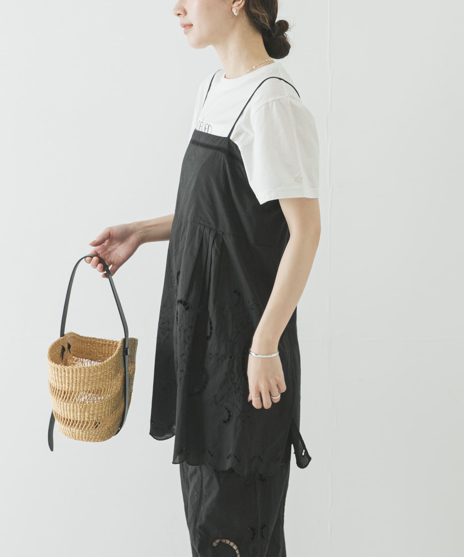 URBAN RESEARCH「カットワークレースキャミソール」|キャミソール|