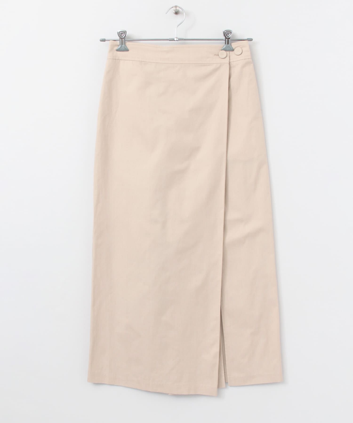  「シャンブレーラップスカート」|スカート|