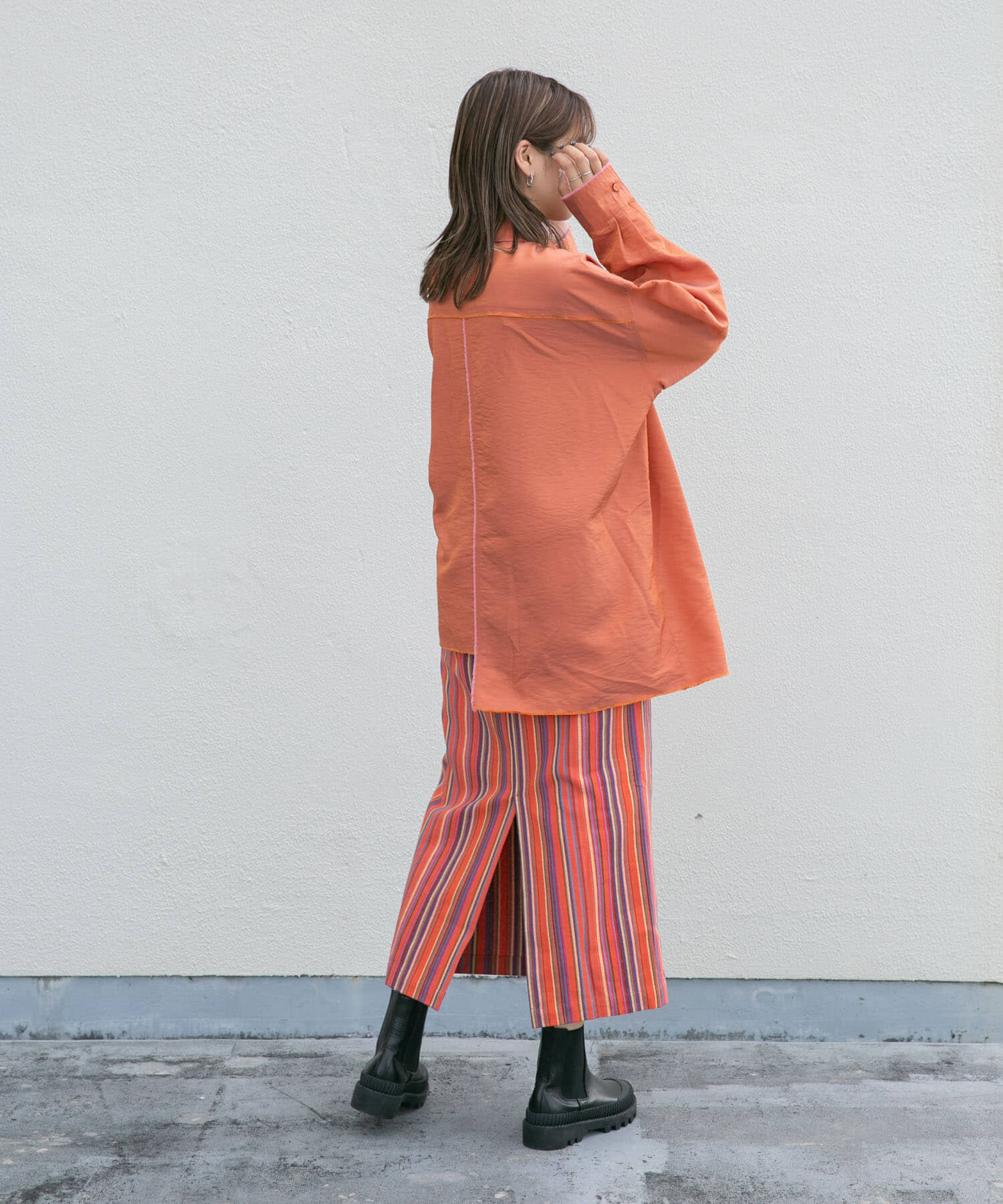  「ストライプペンシルスカート」|スカート|