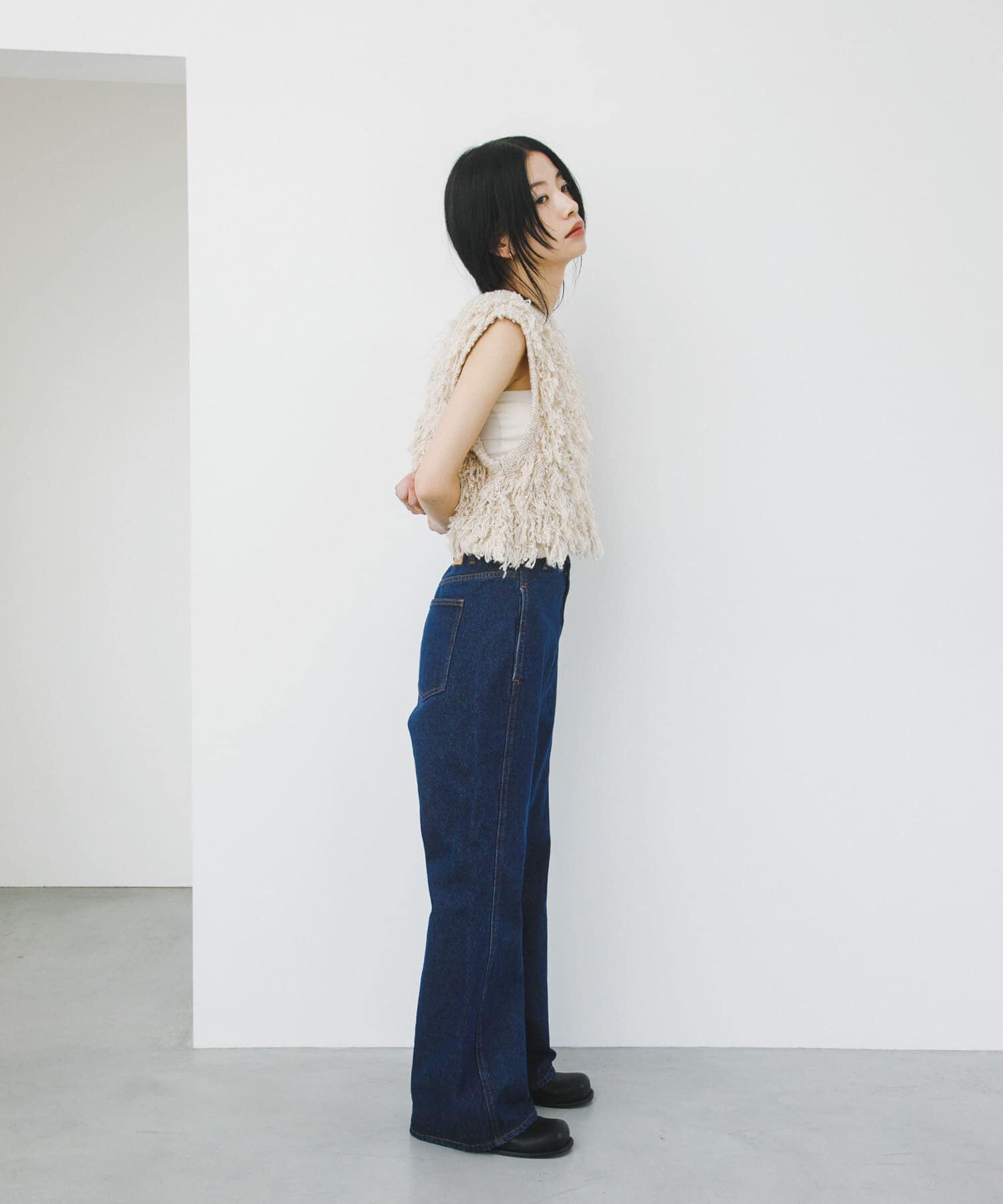  「シームポケットフレアデニム」|デニム|