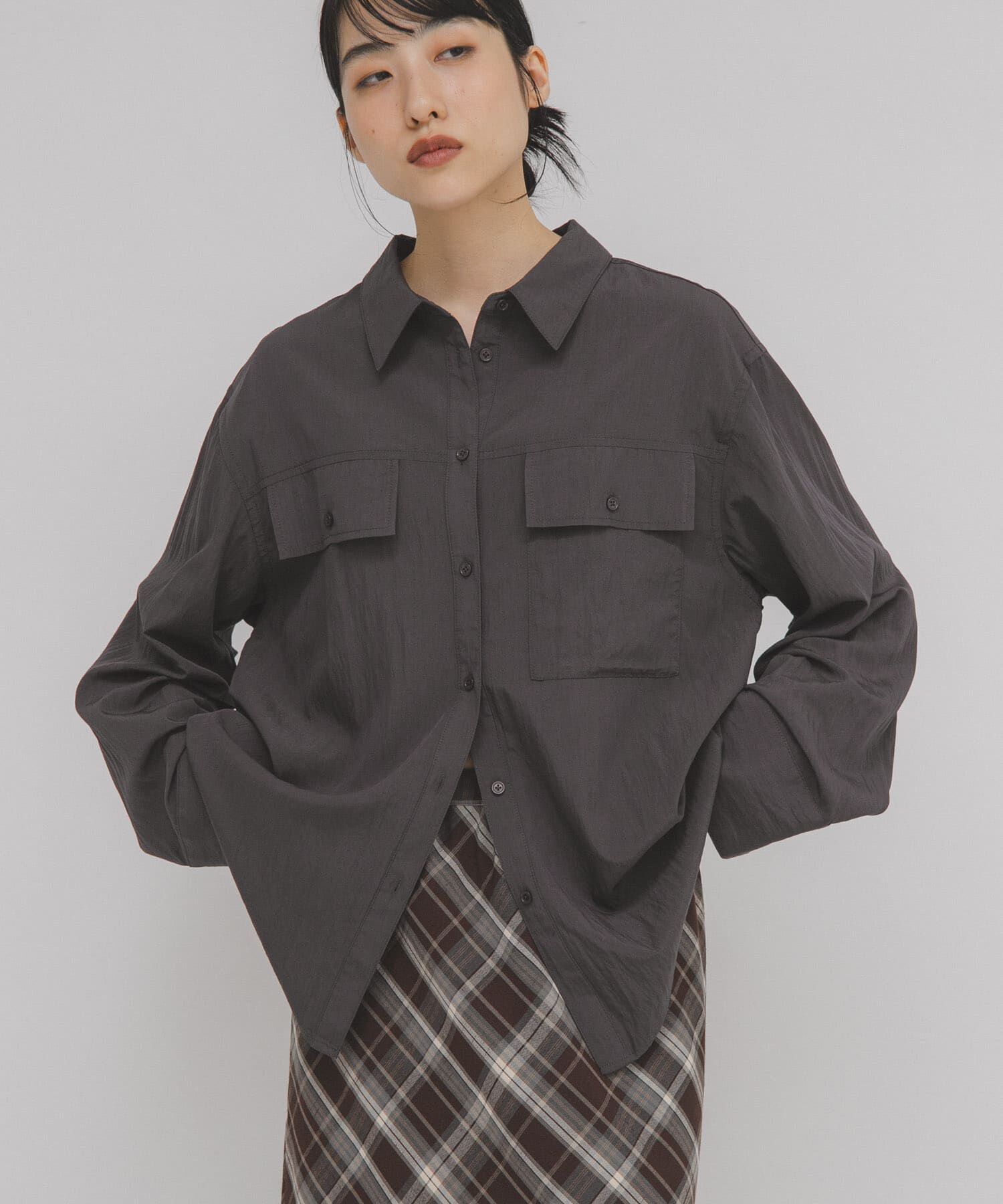  「フラップデザインシャツ」|シャツ・ブラウス|