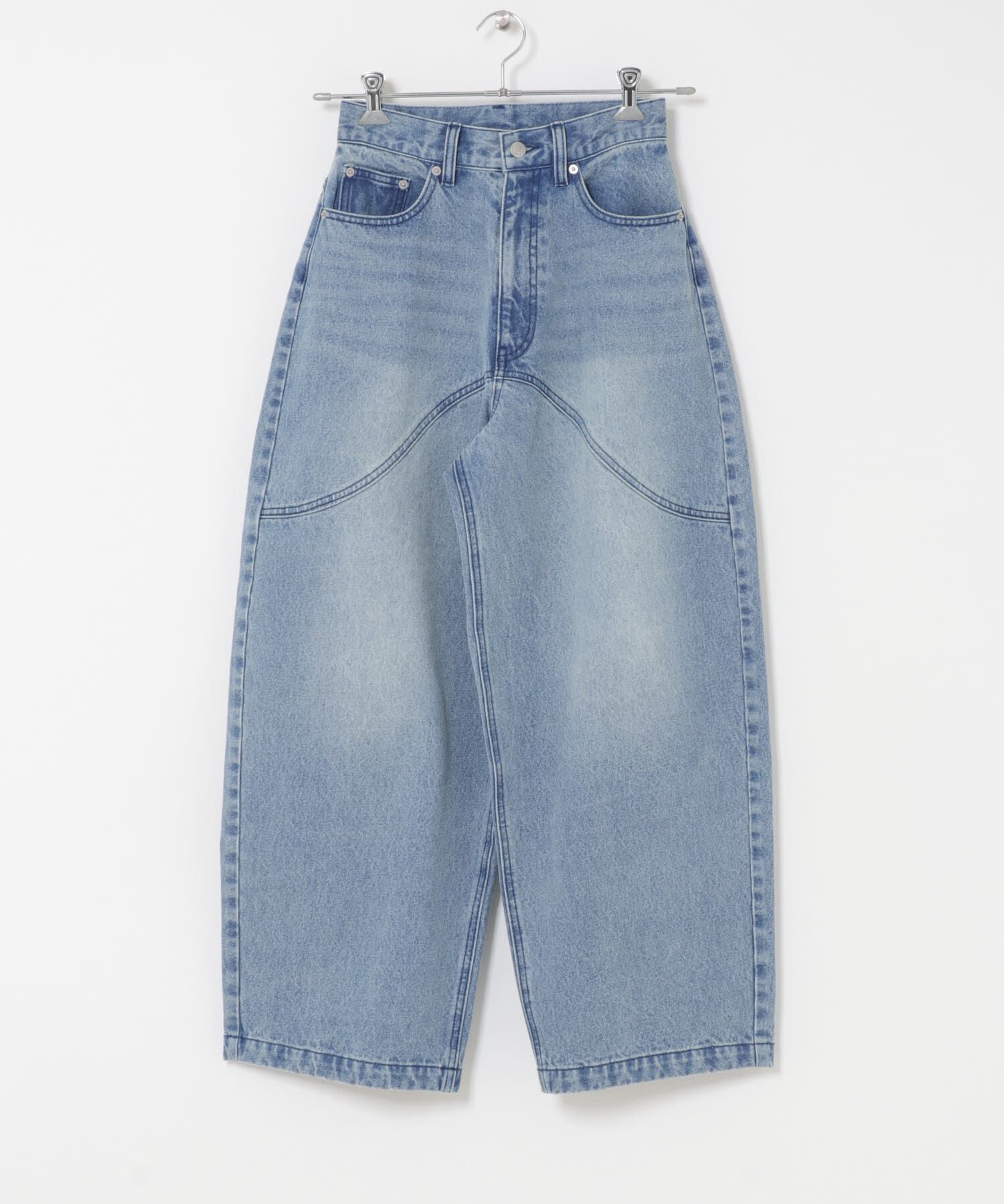  「シームデザインカーブデニム」|デニム|