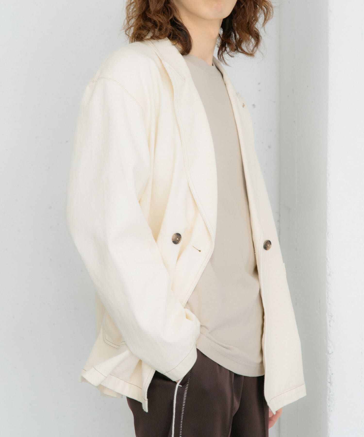 SENSE OF PLACE by URBAN RESEARCH「カツラギステッチアウトルーズジャケット」|その他|