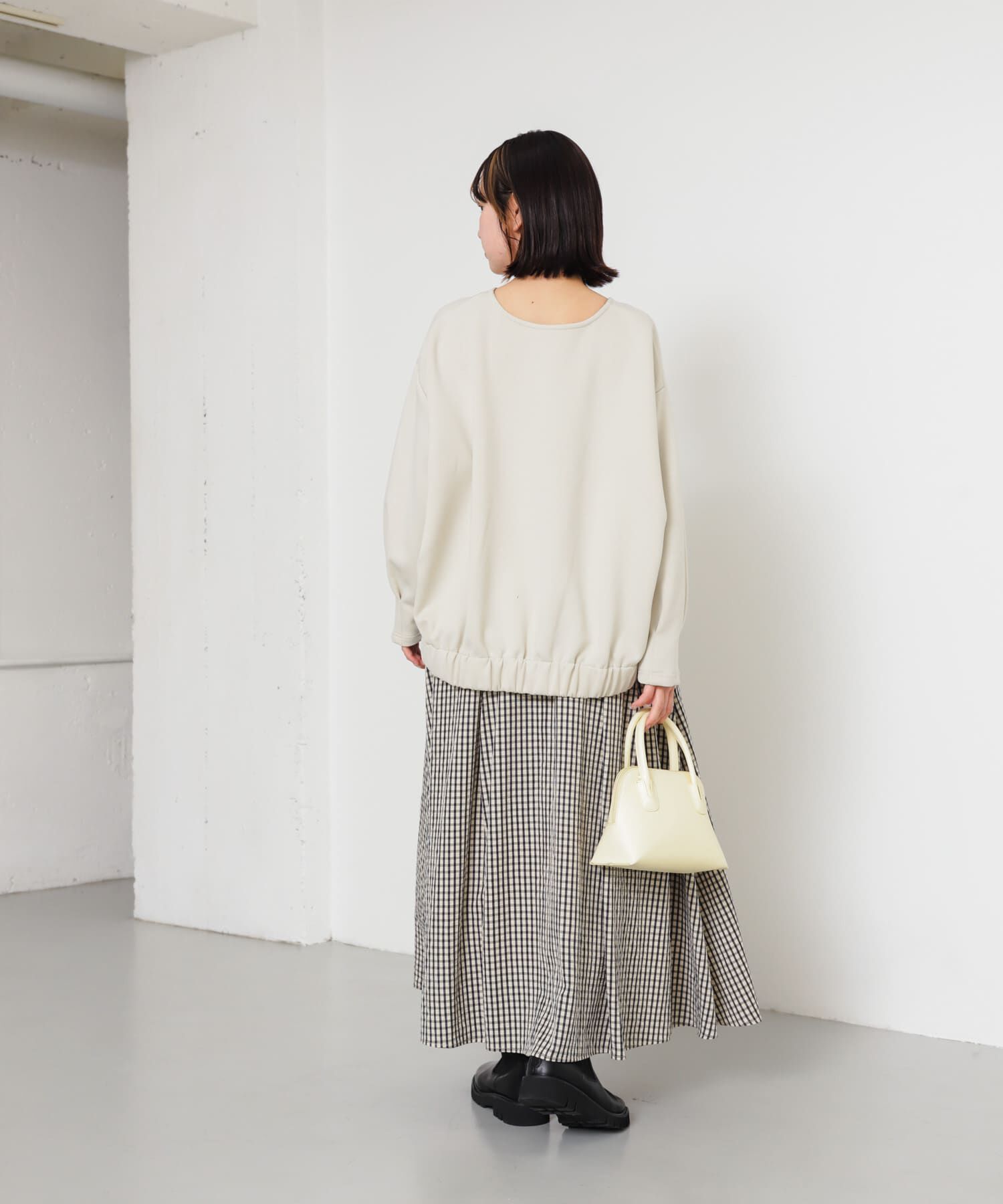 SENSE OF PLACE by URBAN RESEARCH「チェックボリュームスカート」|スカート|