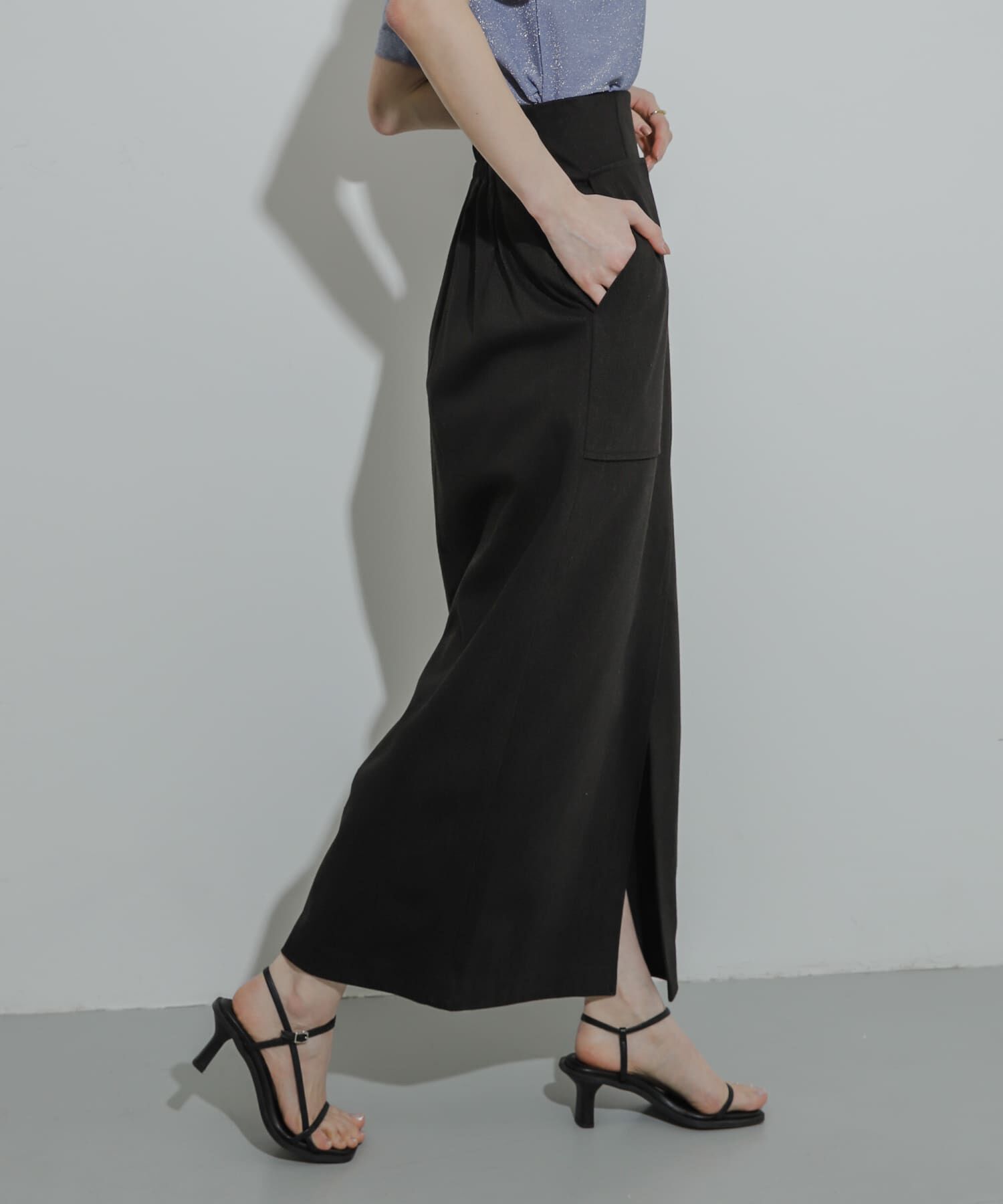 SENSE OF PLACE by URBAN RESEARCH「アウトポケットジャージースカート」|スカート|