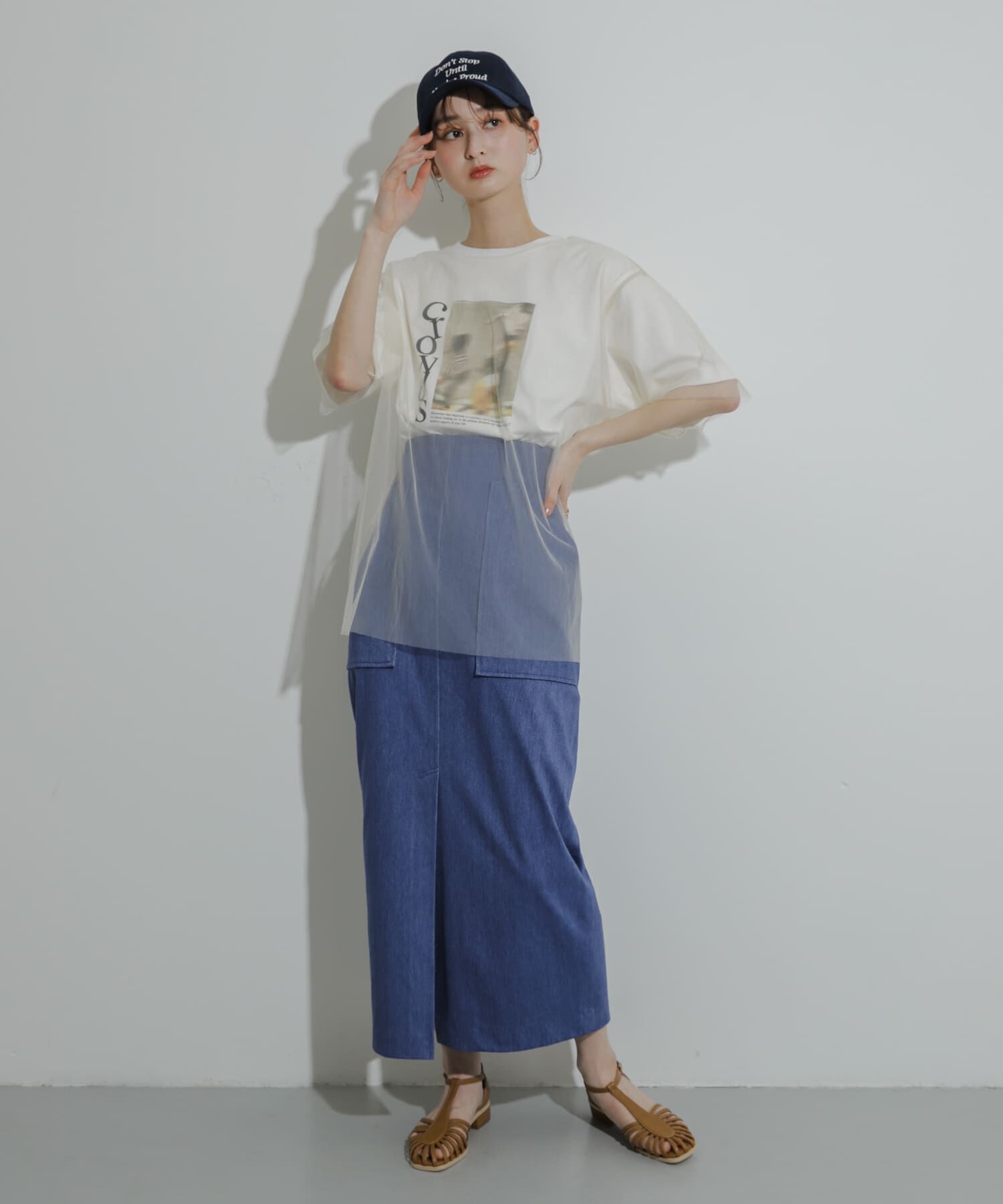 SENSE OF PLACE by URBAN RESEARCH「アウトポケットジャージースカート」|スカート|