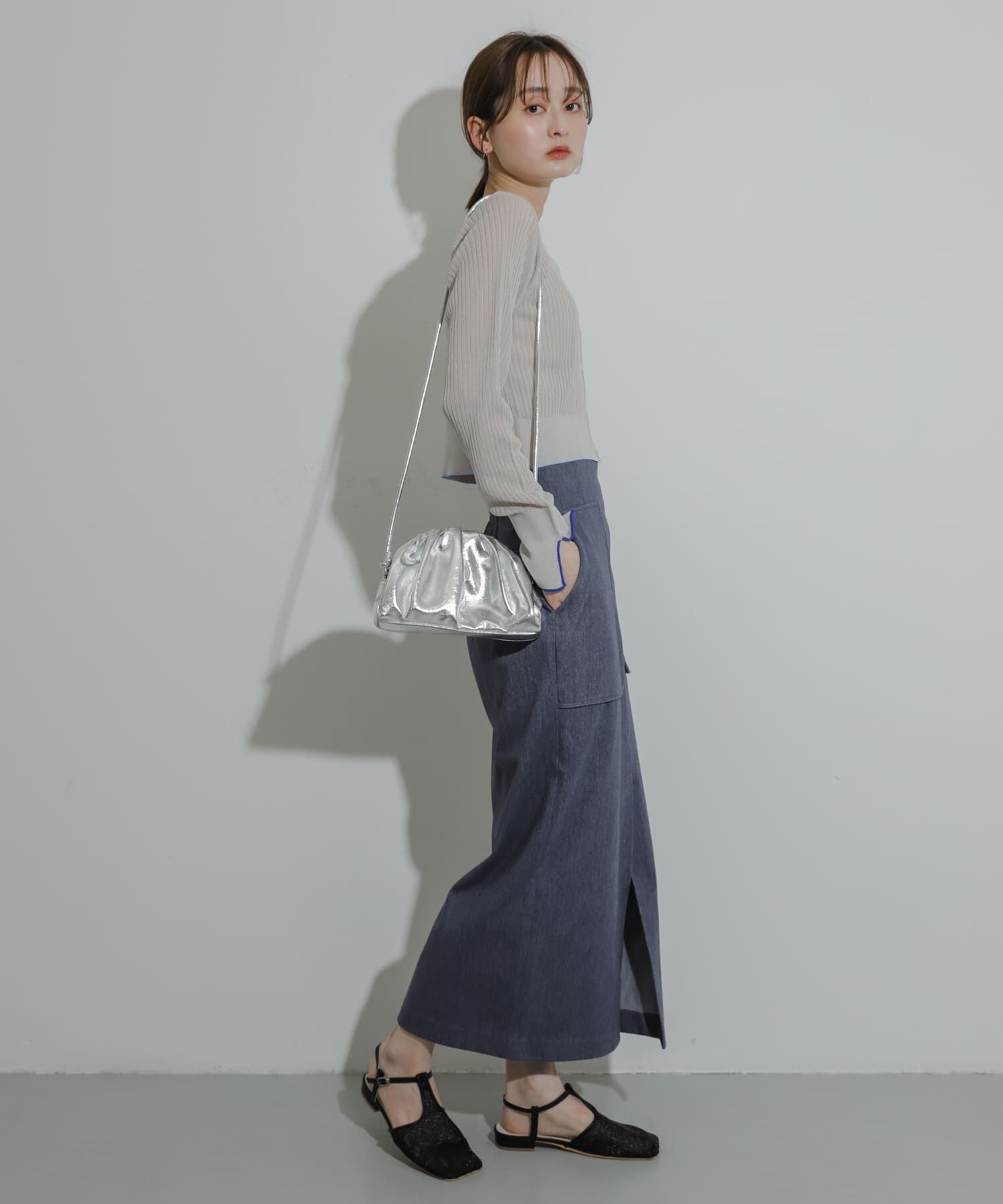 SENSE OF PLACE by URBAN RESEARCH「アウトポケットジャージースカート」|スカート|