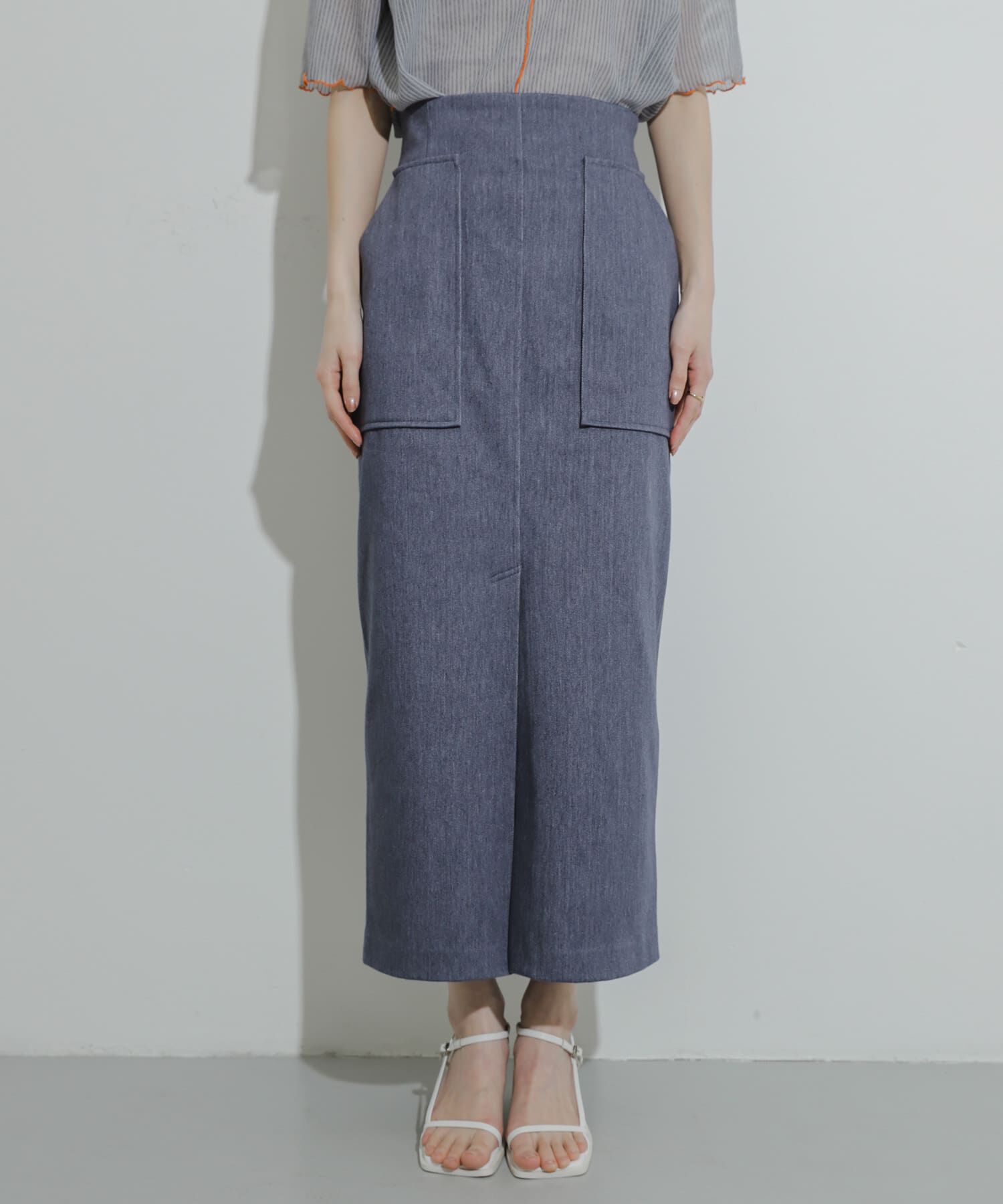 SENSE OF PLACE by URBAN RESEARCH「アウトポケットジャージースカート」|スカート|