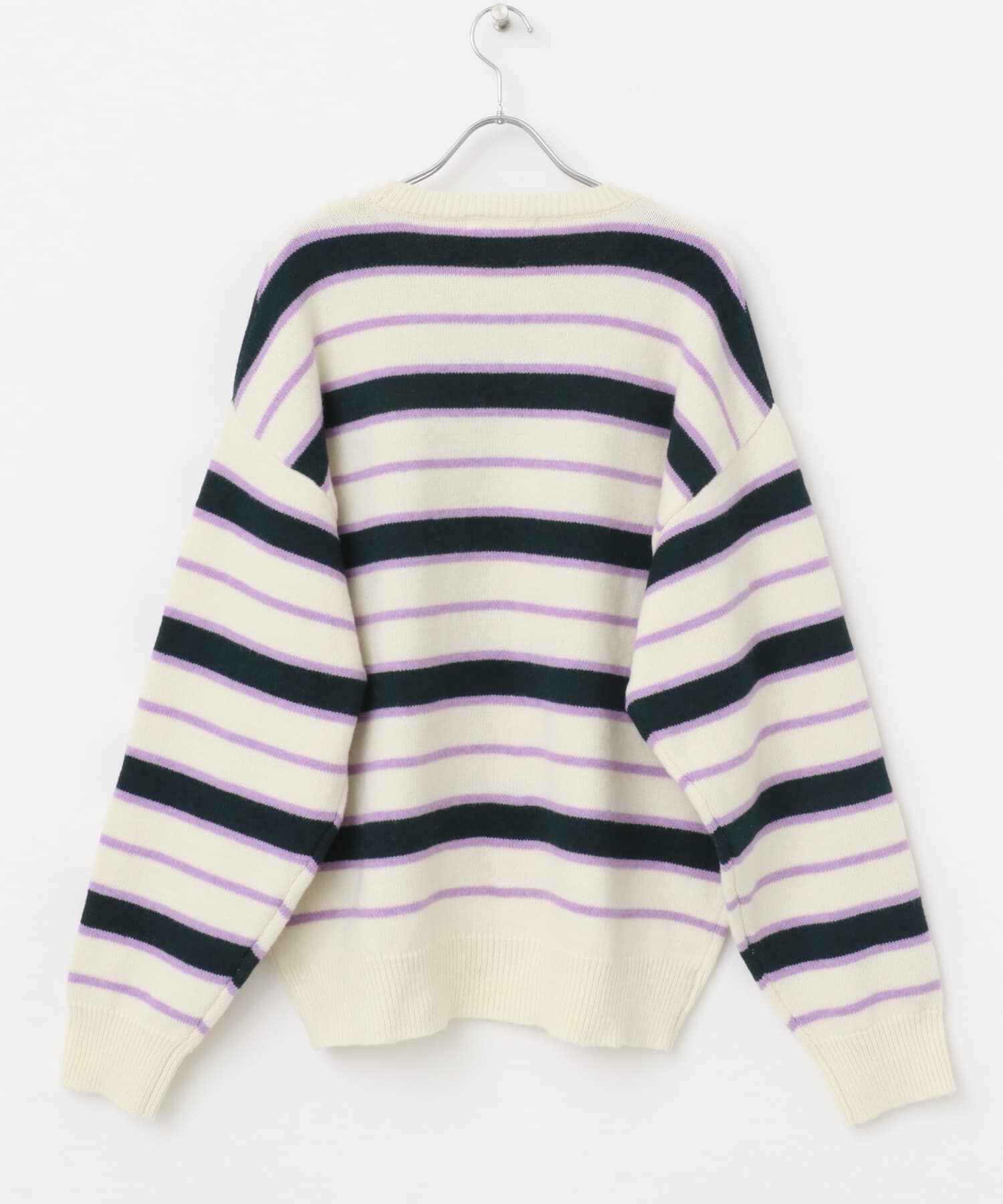 SENSE OF PLACE by URBAN RESEARCH「ウールブレンドボーダークルーネックニット」|ニット・セーター|