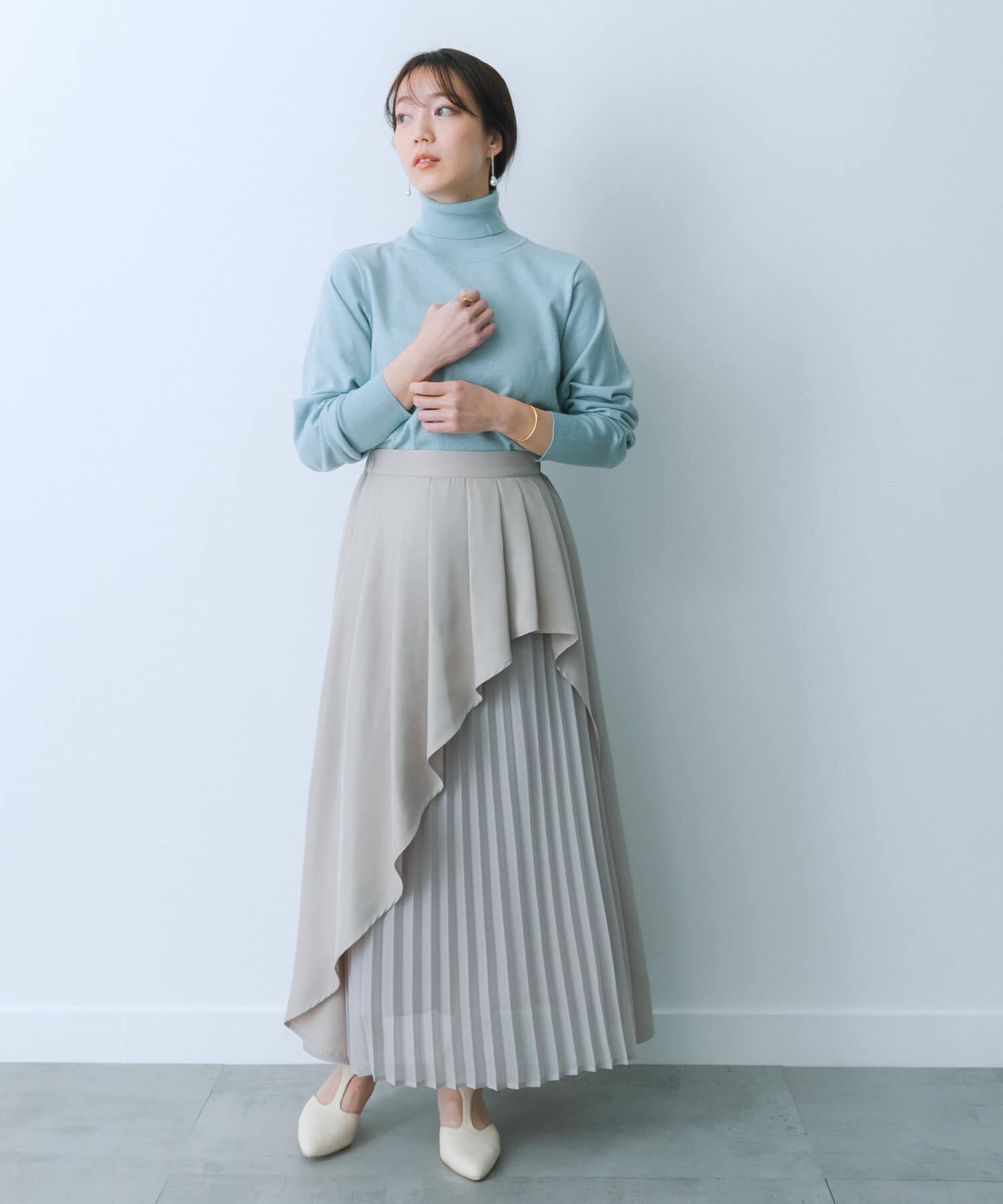 SENSE OF PLACE by URBAN RESEARCH「シアープリーツレイヤードスカート」|スカート|