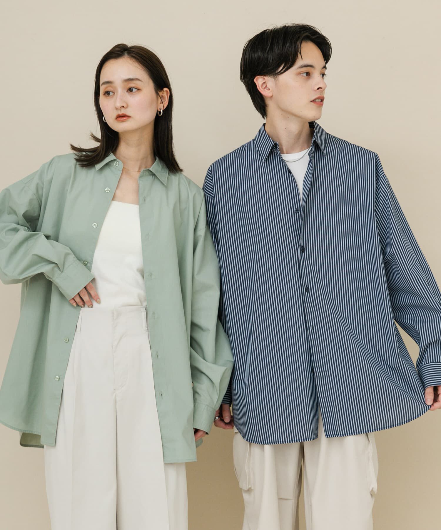 SENSE OF PLACE by URBAN RESEARCH「『ユニセックス』ブロードレギュラーカラールーズシャツ」|シャツ・ブラウス|