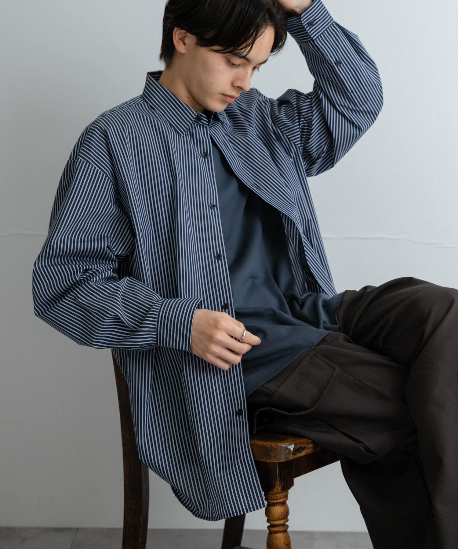 SENSE OF PLACE by URBAN RESEARCH「『ユニセックス』ブロードレギュラーカラールーズシャツ」|シャツ・ブラウス|